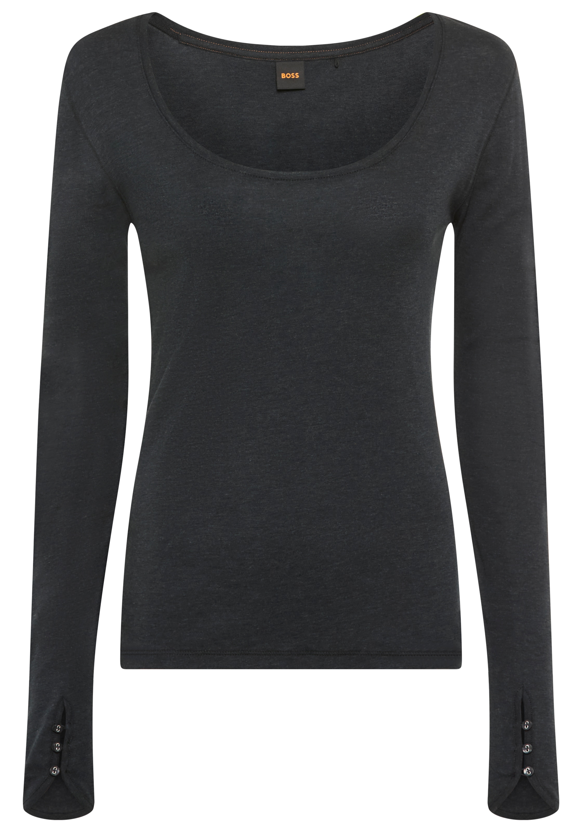 BOSS ORANGE Langarmshirt "Edeline Premium Damenmode" günstig online kaufen