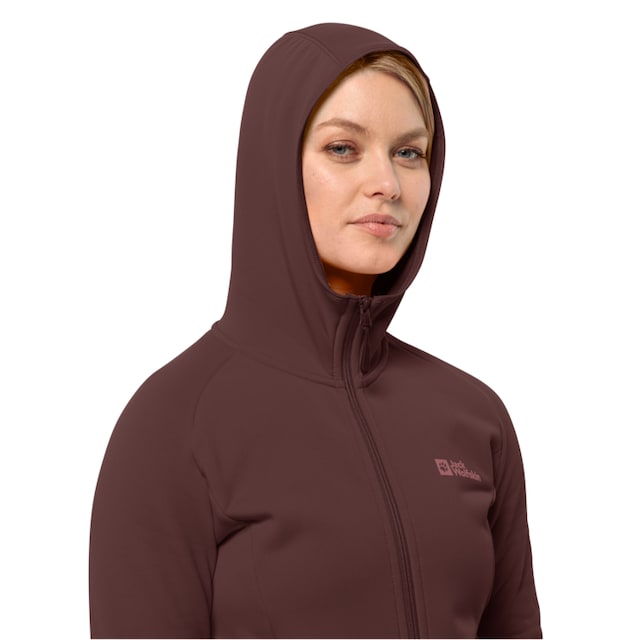 Jack Wolfskin Fleecejacke »BAISELBERG HOODED FZ W«, mit Kapuze, aus Stretch-Fleece  für jeden Tag online kaufen | BAUR