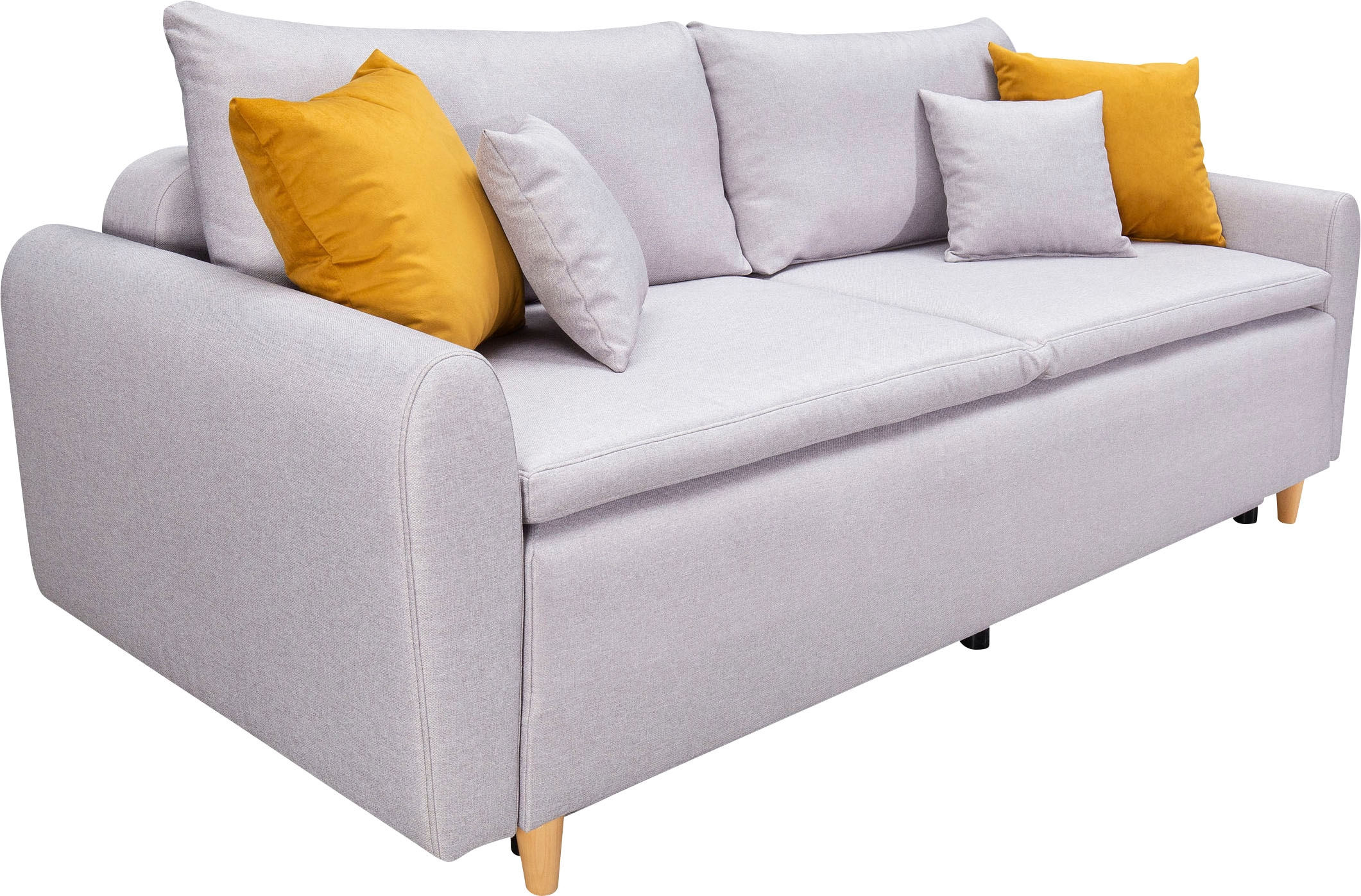 INOSIGN Schlafsofa »Anika«, mit Boxspringaufbau, Bettfunktion & Bettkasten, Dauerschlafsofa