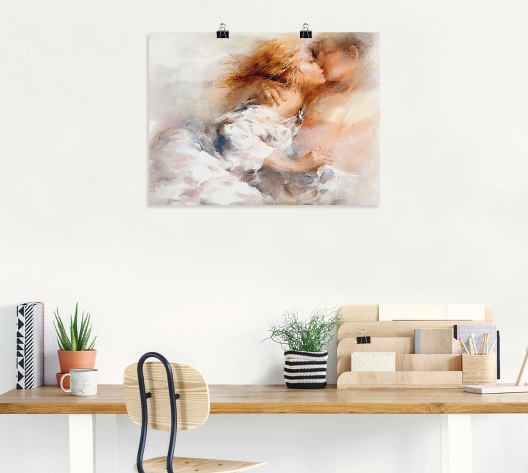 Artland Wandbild »Leidenschaftlich«, Paar, (1 St.), als Leinwandbild, Poster in verschied. Größen