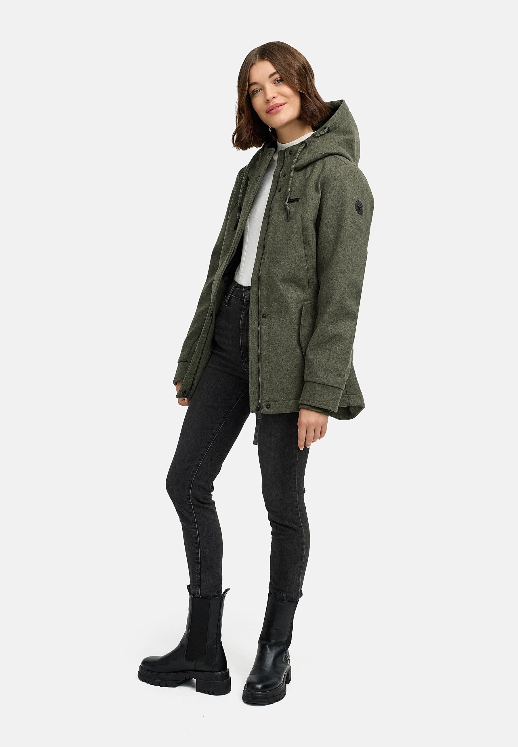 Ragwear Winterjacke »Monadde Felt YOUMODO«, mit Kapuze, Wasserfeste warme Jacke mit Kapuze