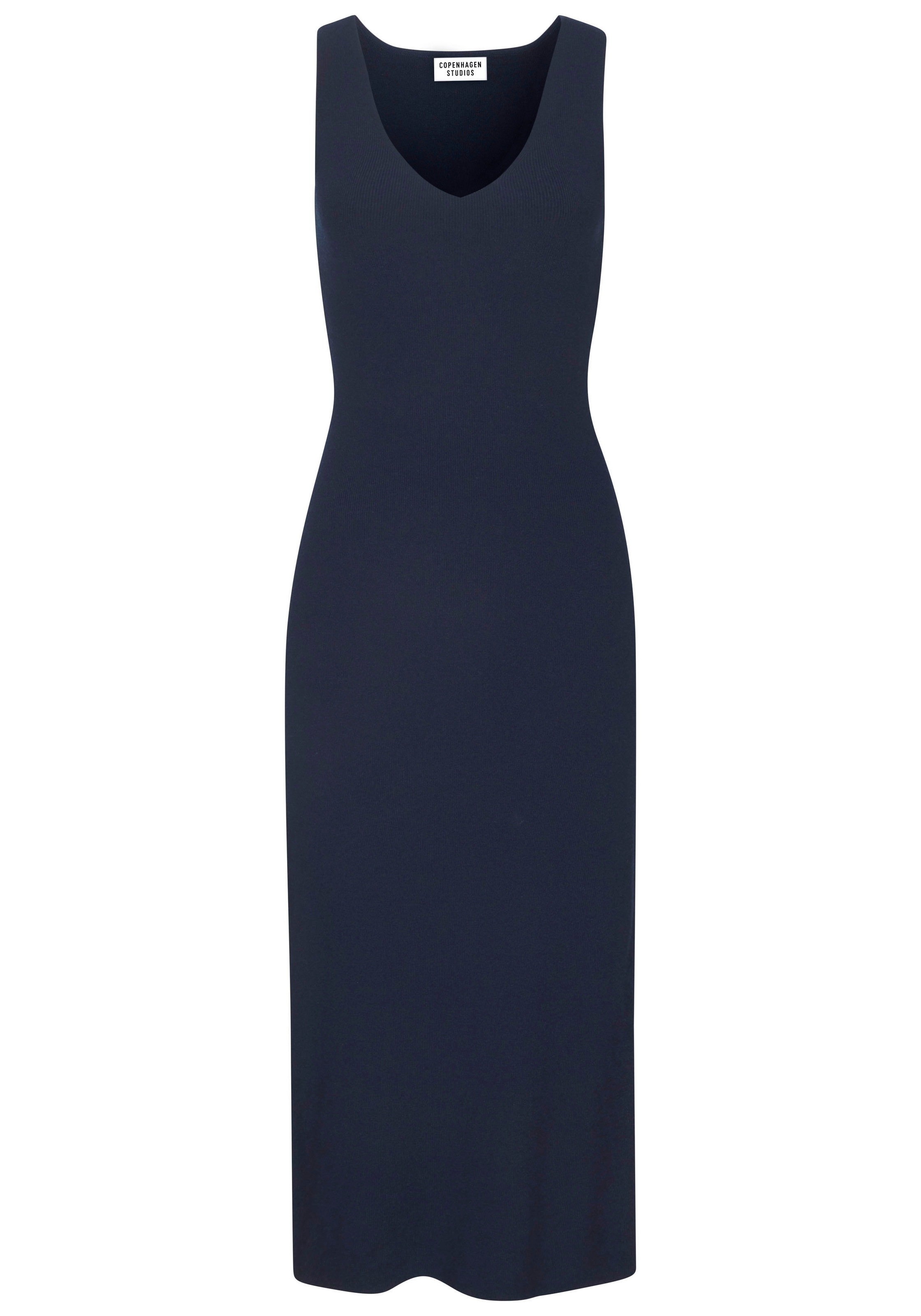 Copenhagen Studios Strickkleid Ohne Tasche aus hochwertigem Rippstrick, Lou günstig online kaufen