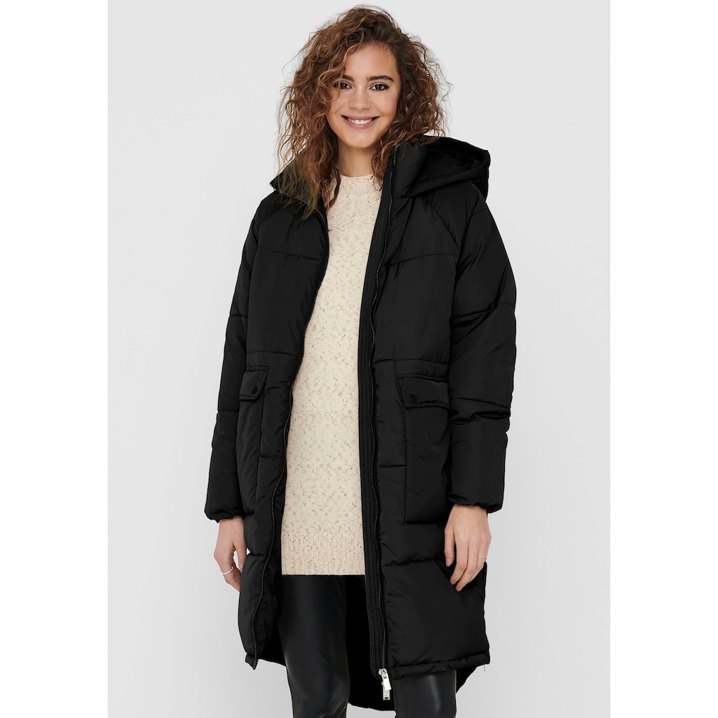 ONLY Steppmantel »ONLGABI OVERSIZED LONG COAT OTW NOOS«