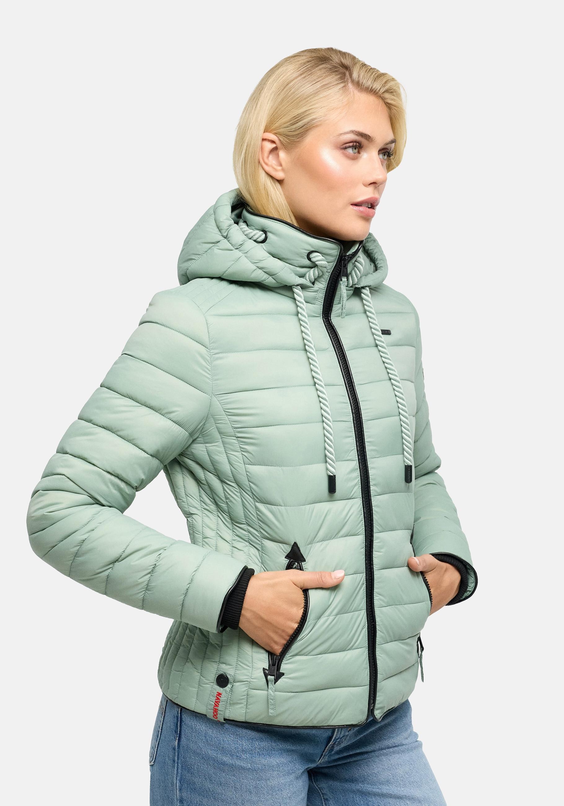 Navahoo Steppjacke "Lulana" mit Kapuze leichte Übergangsjacke mit Kapuze
