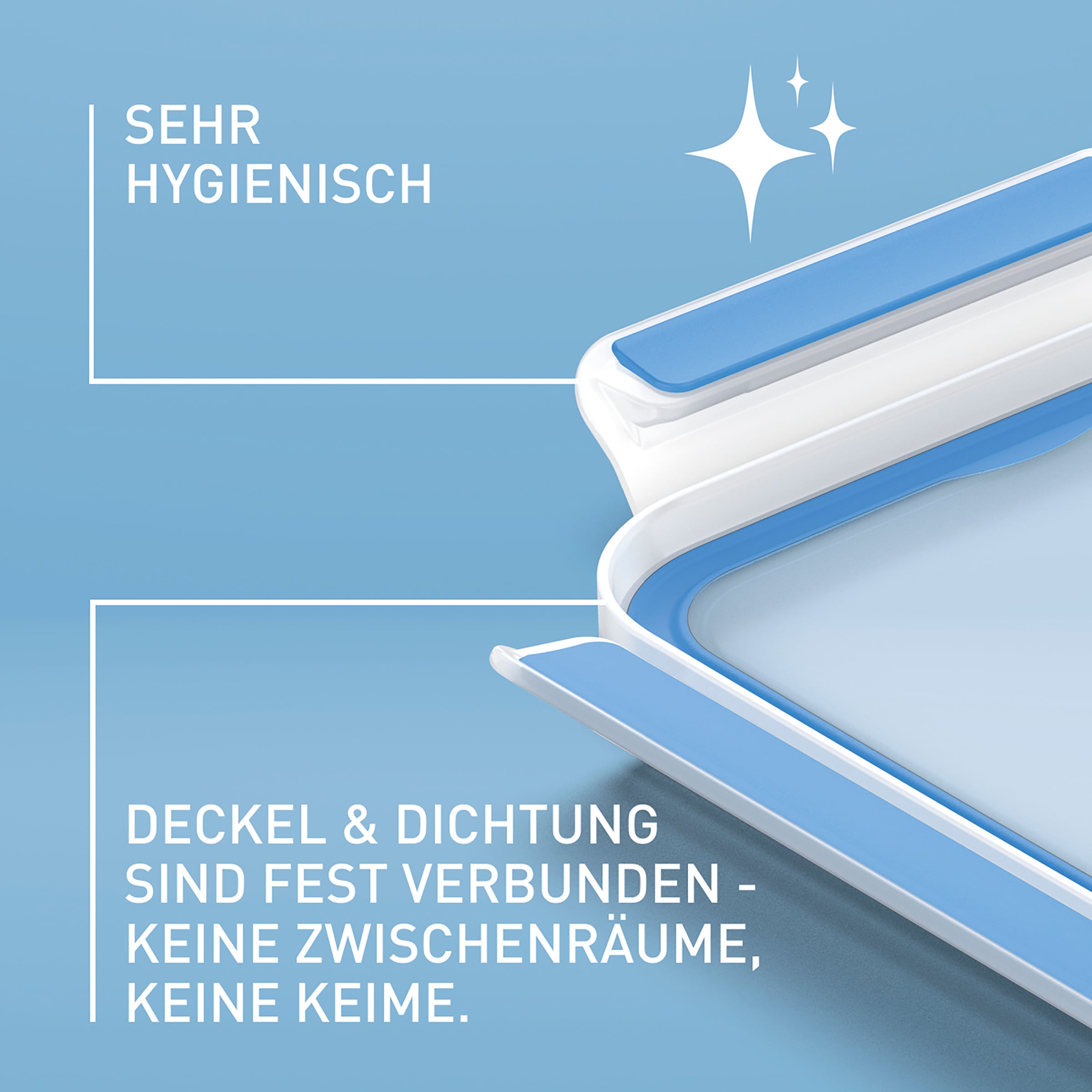 Emsa Frischhaltedose »Clip & Close«, (Set, 10 tlg., 5 Frischhaltedose mit Deckel), dicht, hygienisch, unbedenklich, spülmaschinengeeignet