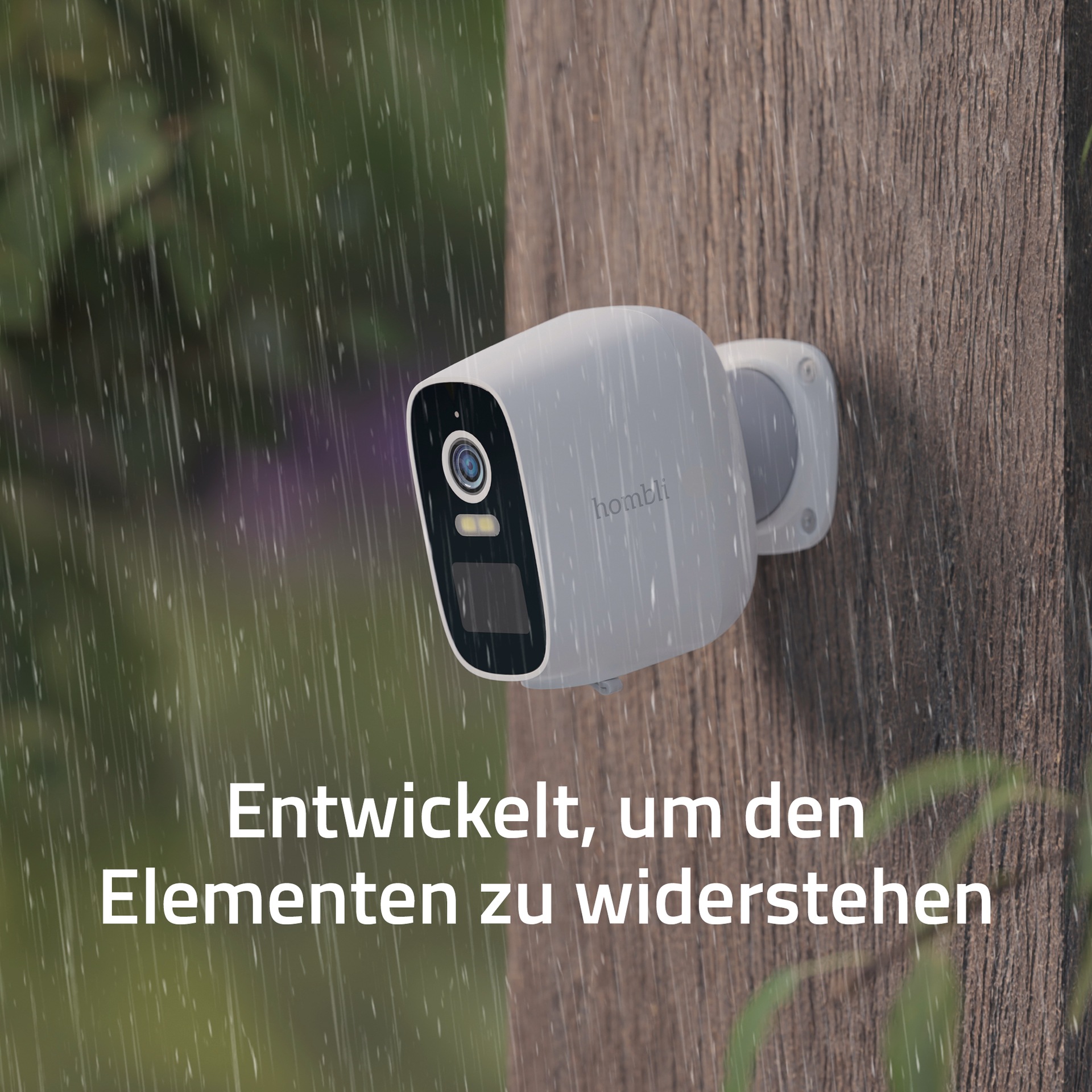 Hombli Überwachungskamera »Battery Cam 2K«, Außenbereich