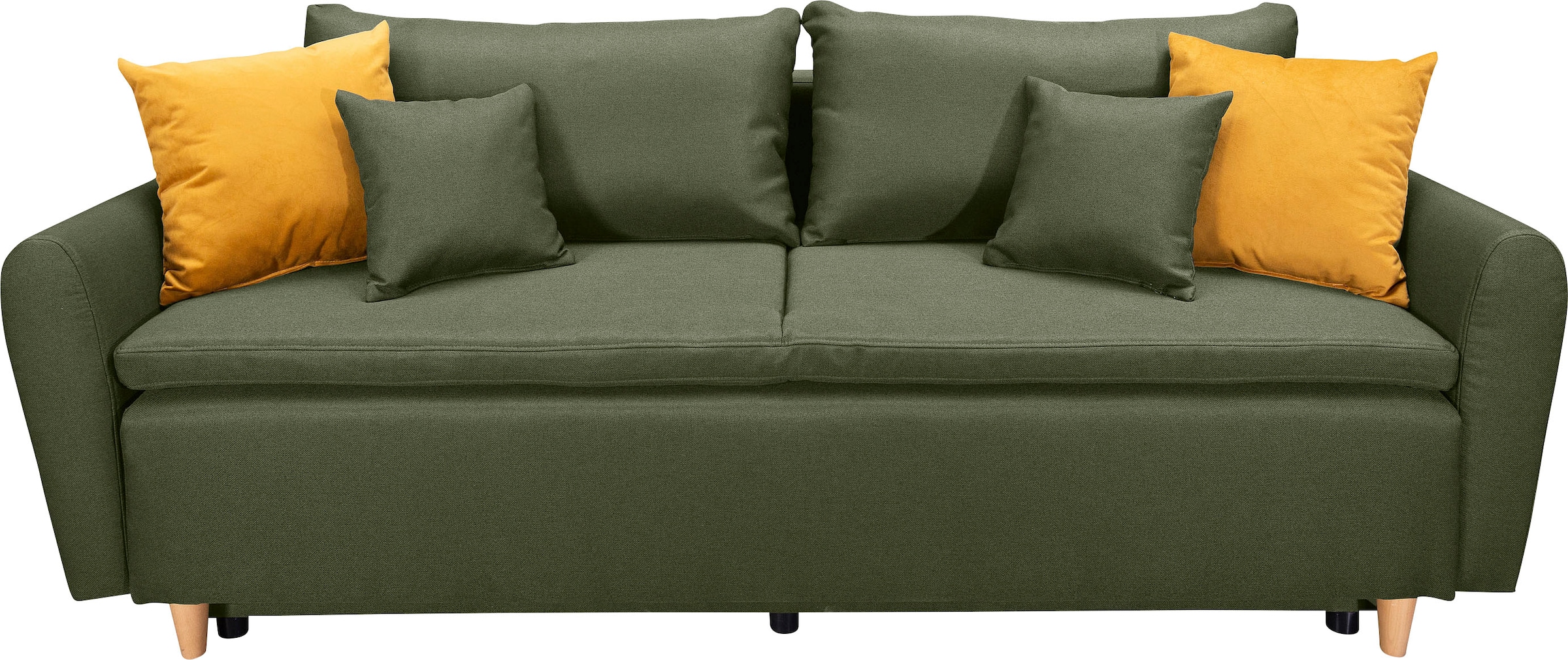 INOSIGN Schlafsofa »Anika«, mit Boxspringaufbau, Bettfunktion & Bettkasten, Dauerschlafsofa