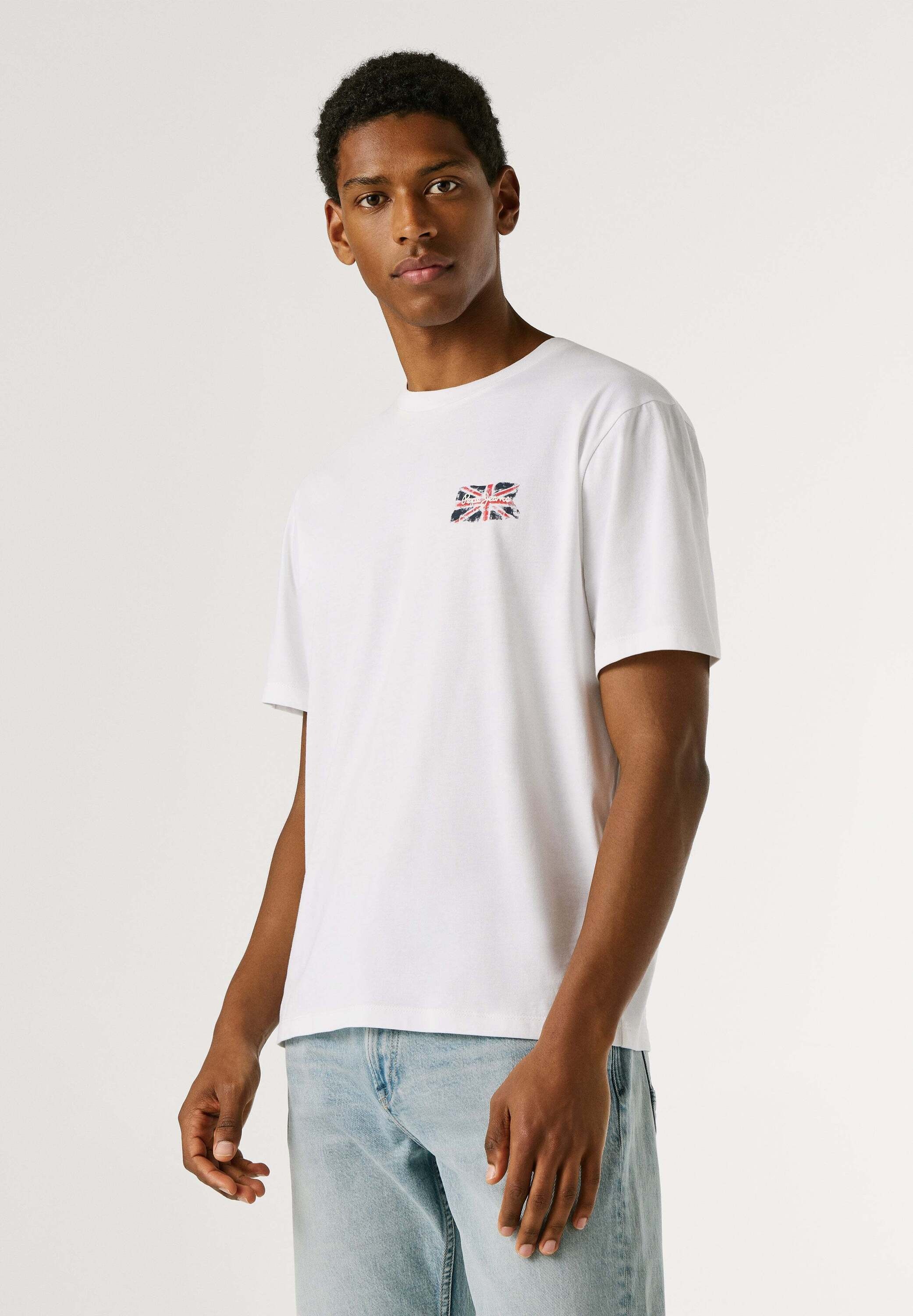 Pepe Jeans T-Shirt »basic t-shirt SMALL FLAG«