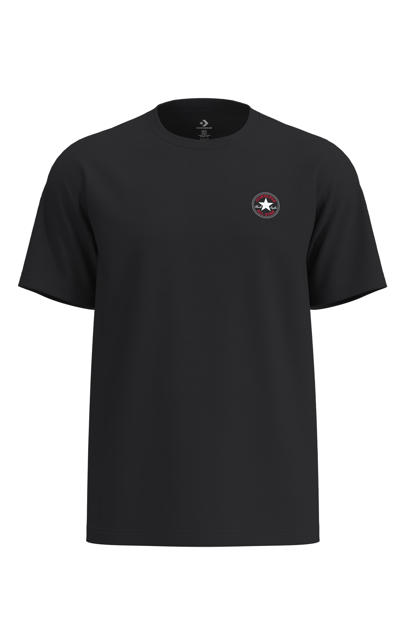 Thumbnail - Converse T-Shirt "CORE CHUCK PATCH TEE" sportlicher Look, Kurzarm, Rundhalsausschnitt, aus Baumwolle