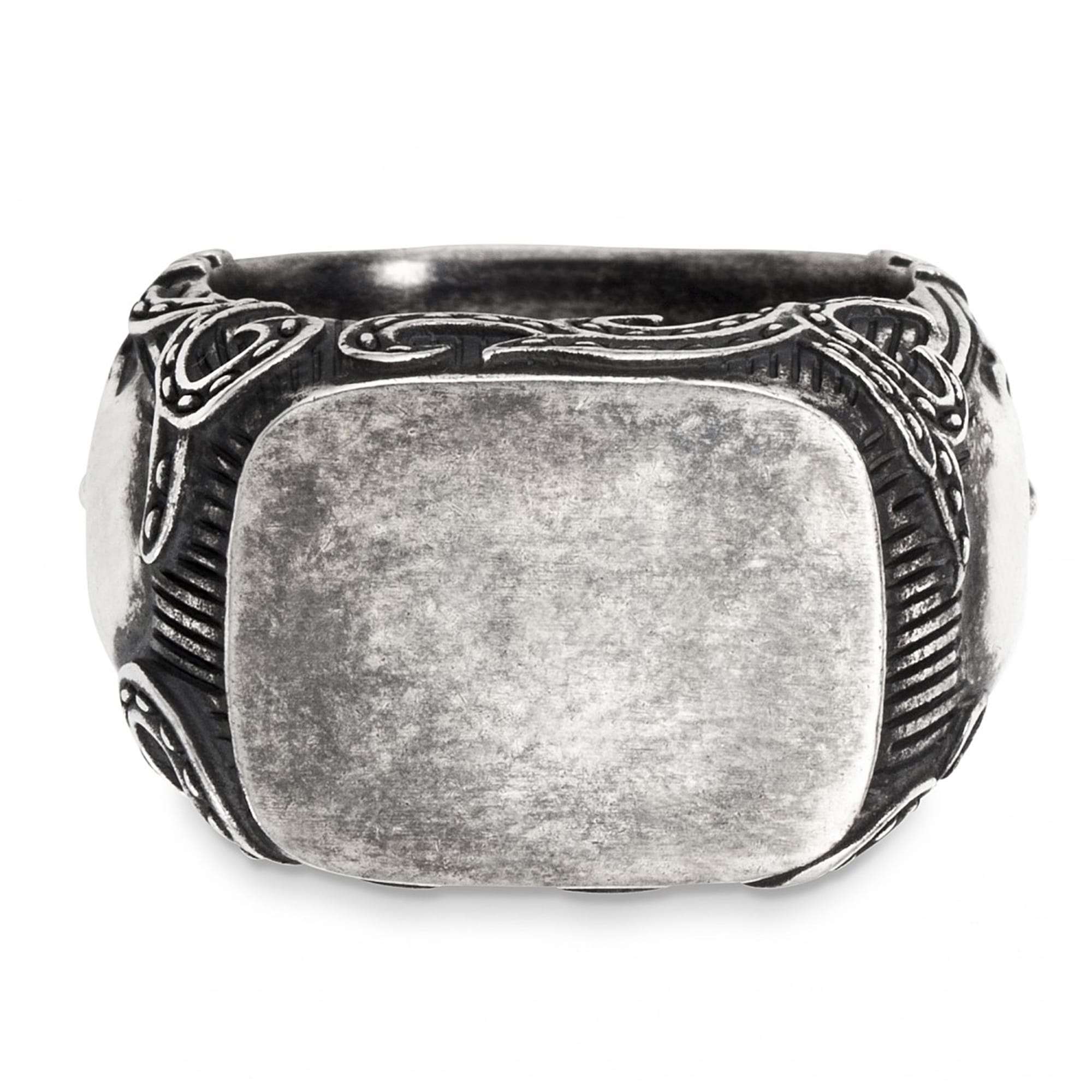 CAÏ Fingerring »925/- Sterling Silber matt-oxidiert Totenkopf« | BAUR