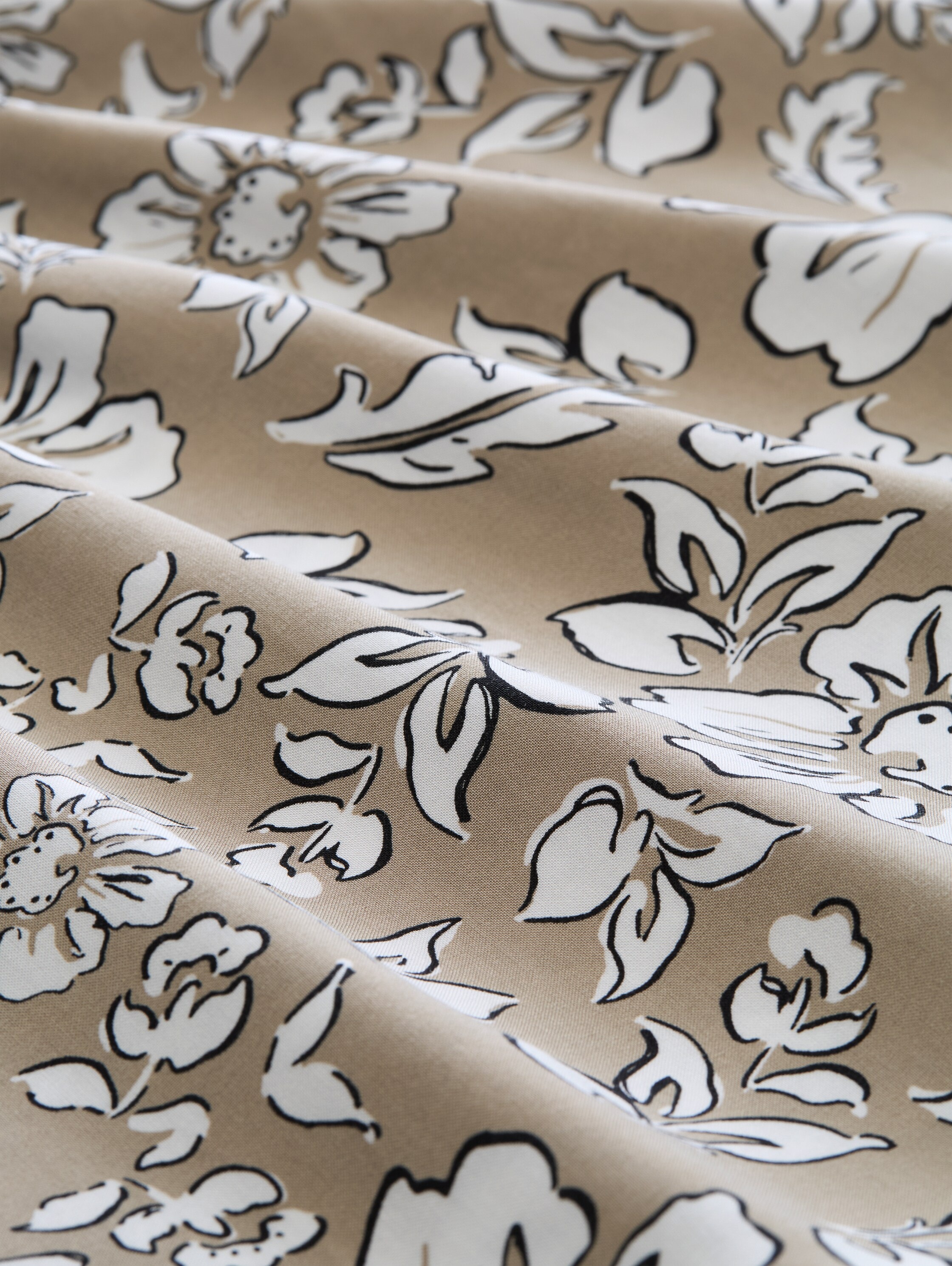 TOM TAILOR Spaghettikleid Ohne Taschen Sommerkleid im Blümchen-Look