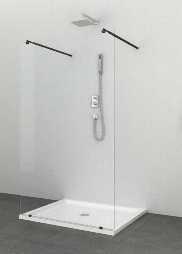 Walk-in-Dusche »Freedom I Black«