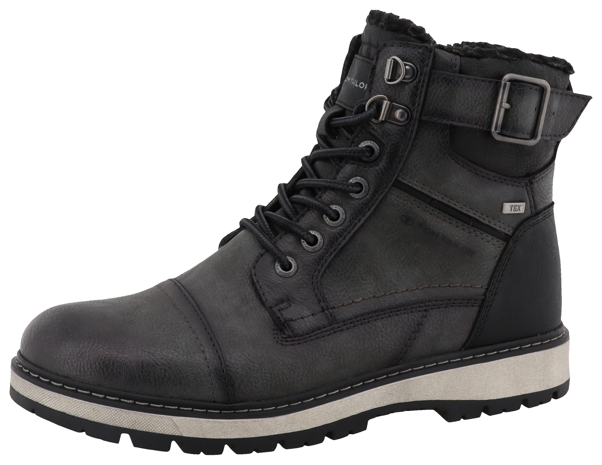 Winterboots, Outdoorschuh, Winterstiefel, Schnürboots mit TEX-Membran, Weite G