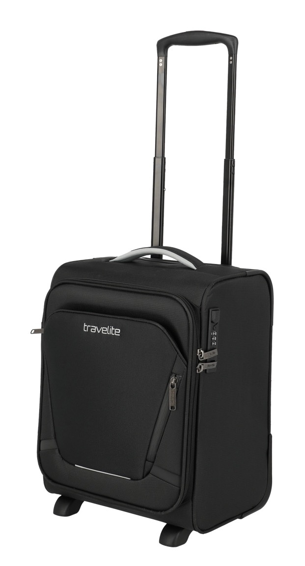 travelite Handgepäck-Trolley »JETPACK Wings 2 Cabin, konzipiert für Eurowings«, 2 Rollen, Weichgepäck-Koffer Handgepäck für die meisten gängigen Airlines
