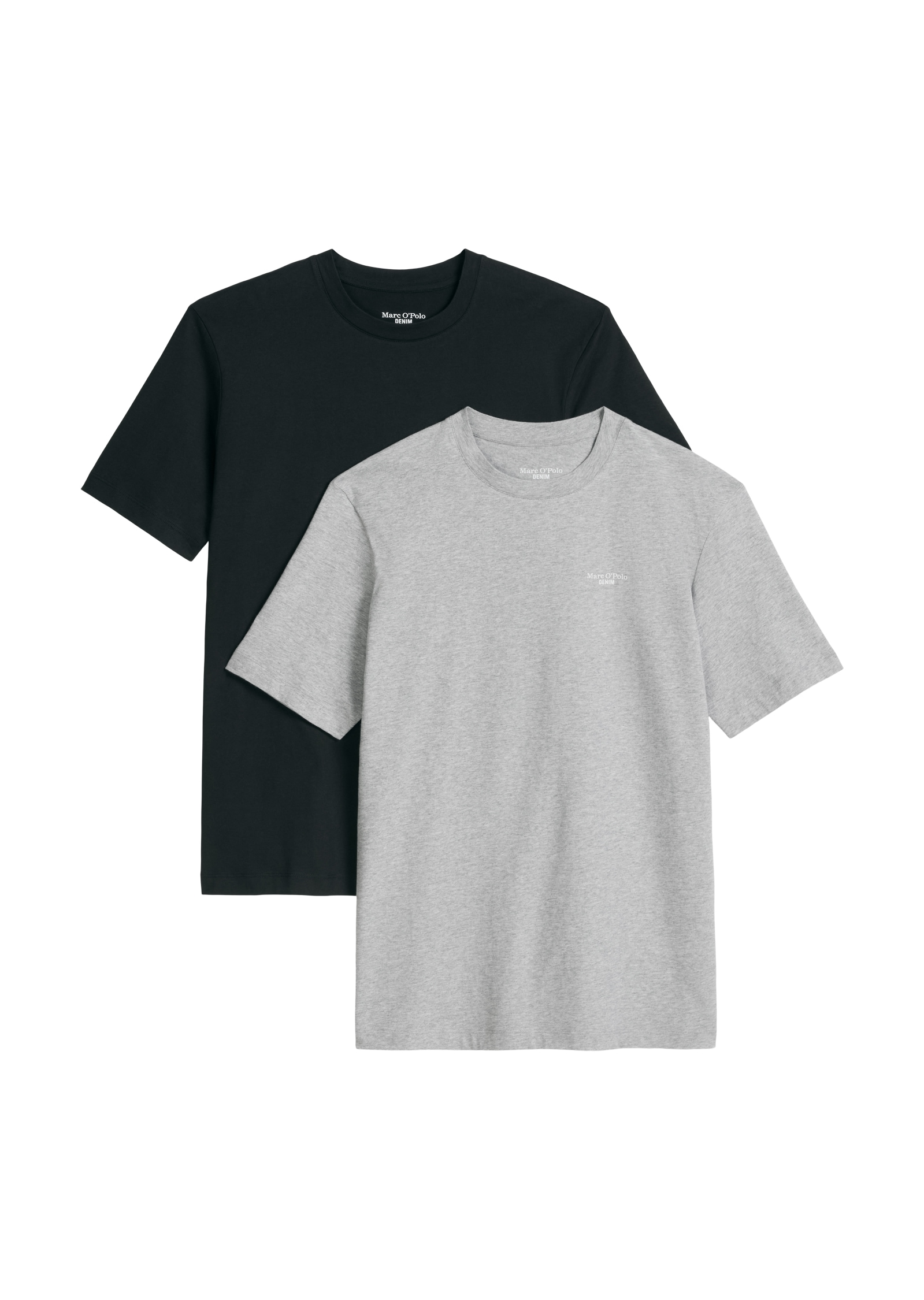 Marc OPolo DENIM T-Shirt "regular fit im 2er Pack, in softem Single Jersey" günstig online kaufen