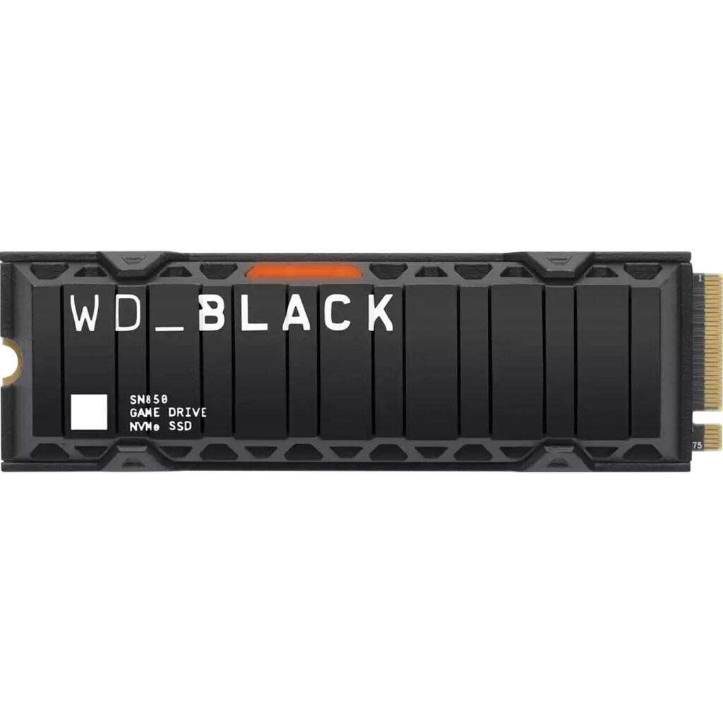 WD_Black interne SSD »SN850 Heatsink 500GB NVMe™«, Anschluss M.2 PCIe 4.0