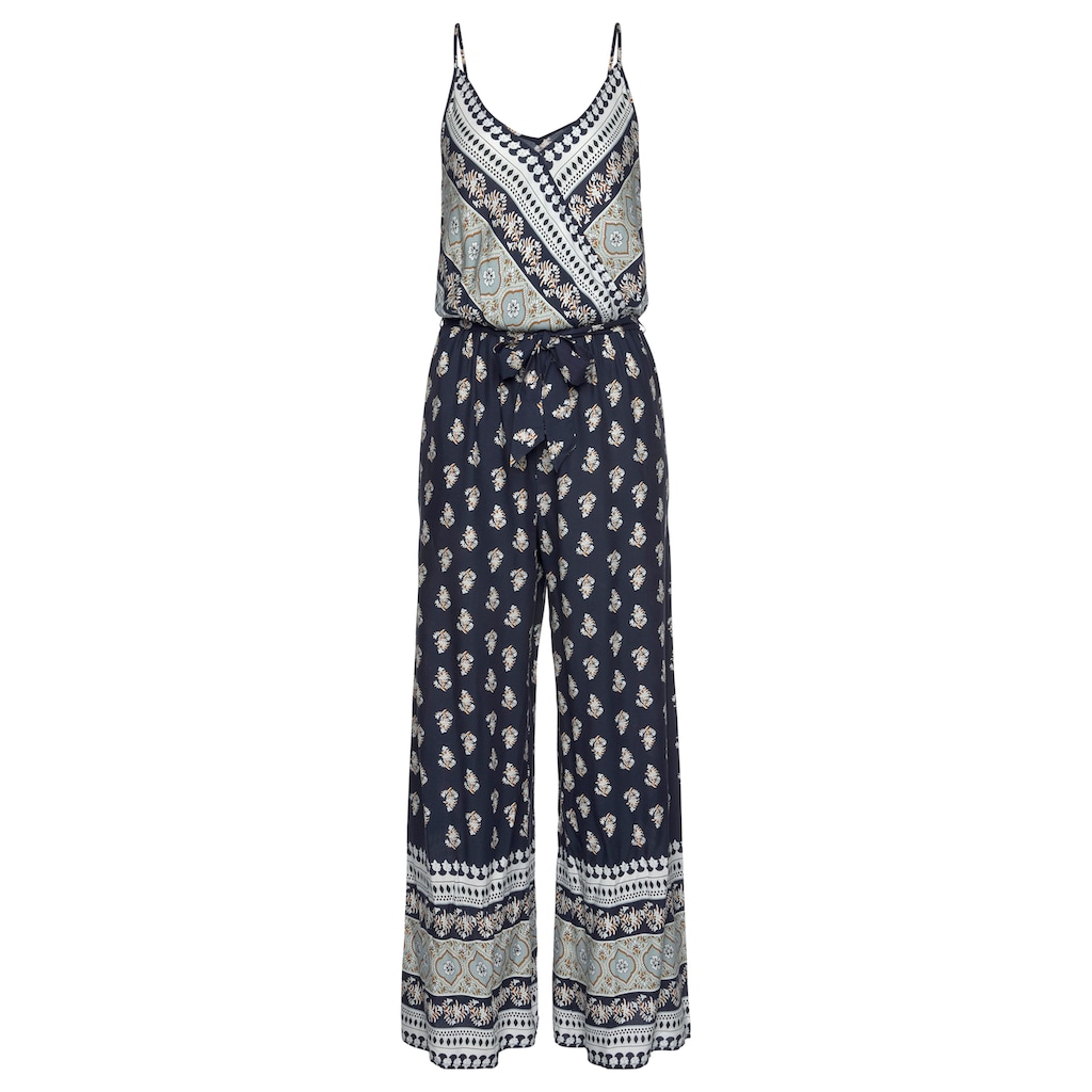 Vivance Overall, mit Bordürendruck und Taschen, sommerlicher Jumpsuit