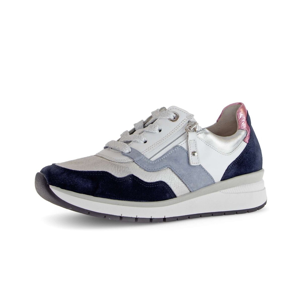 Gabor Sneaker "Sneaker low Materialmix Leder/Lederimitat" günstig online kaufen