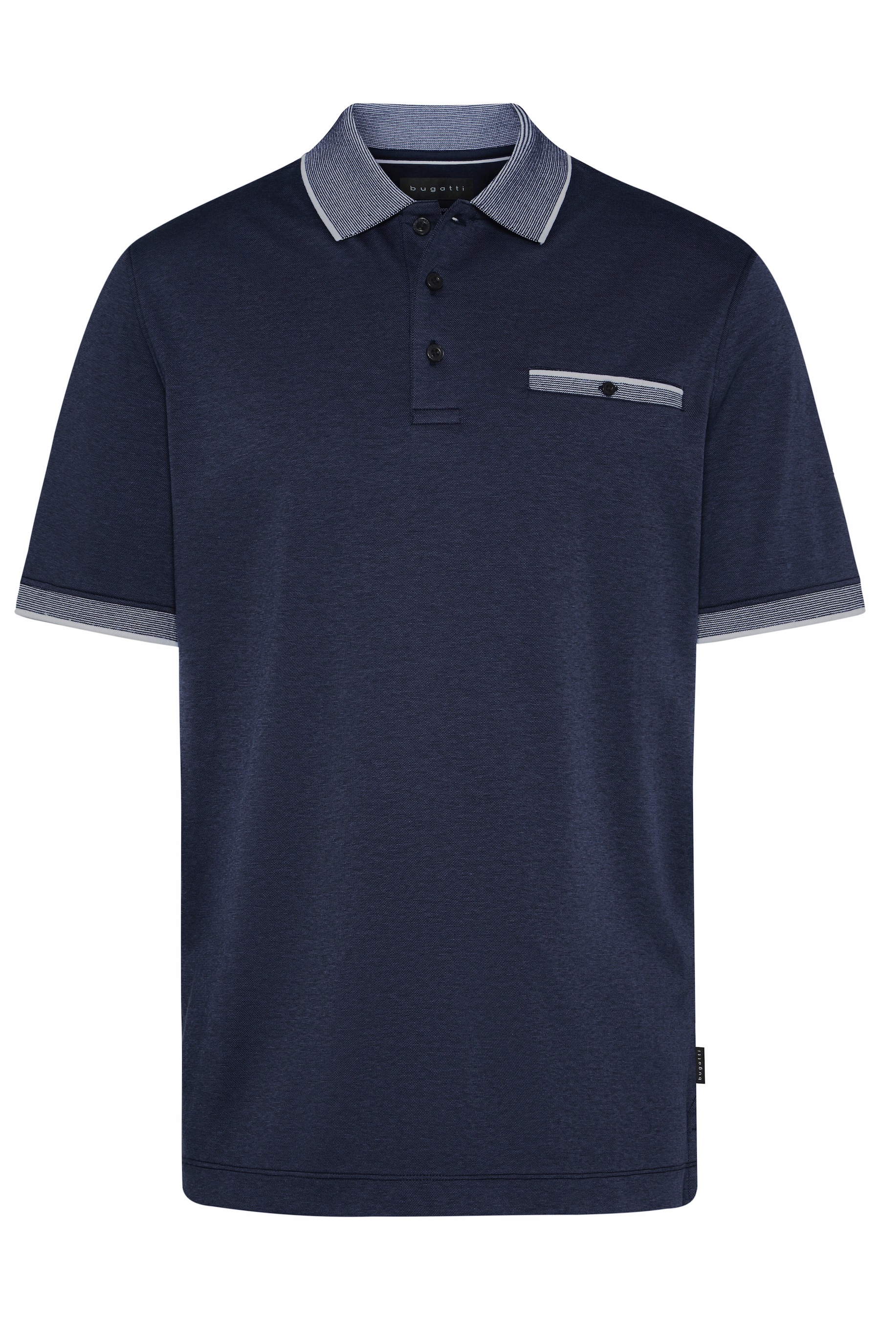 bugatti Poloshirt, mit Kontraststreifen