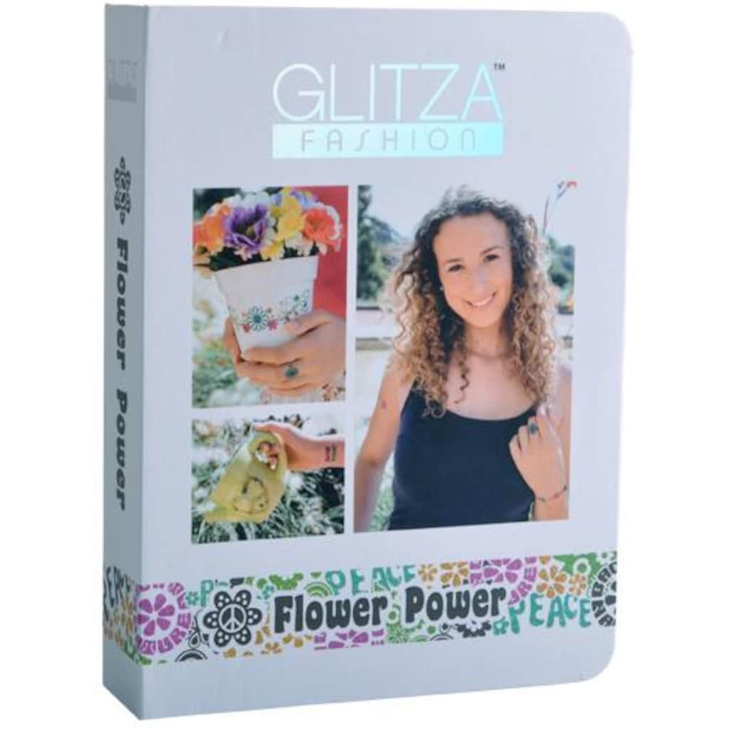 Knorrtoys® Kreativset »GLITZA FASHION Deluxe Set Flower Power«, (Set)