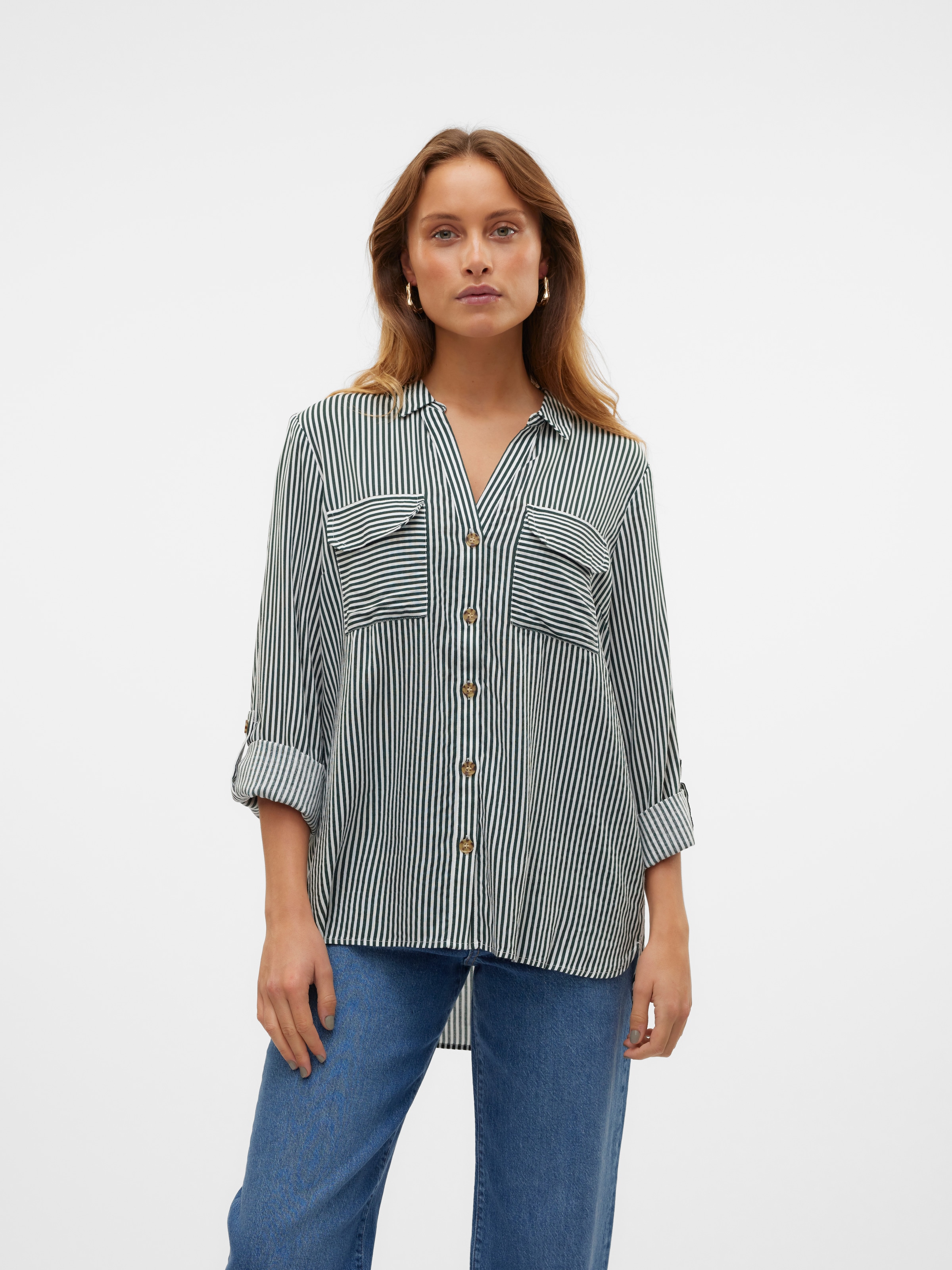 Vero Moda Hemdbluse "VMBUMPY L/S SHIRT NEW WVN GA NOOS"