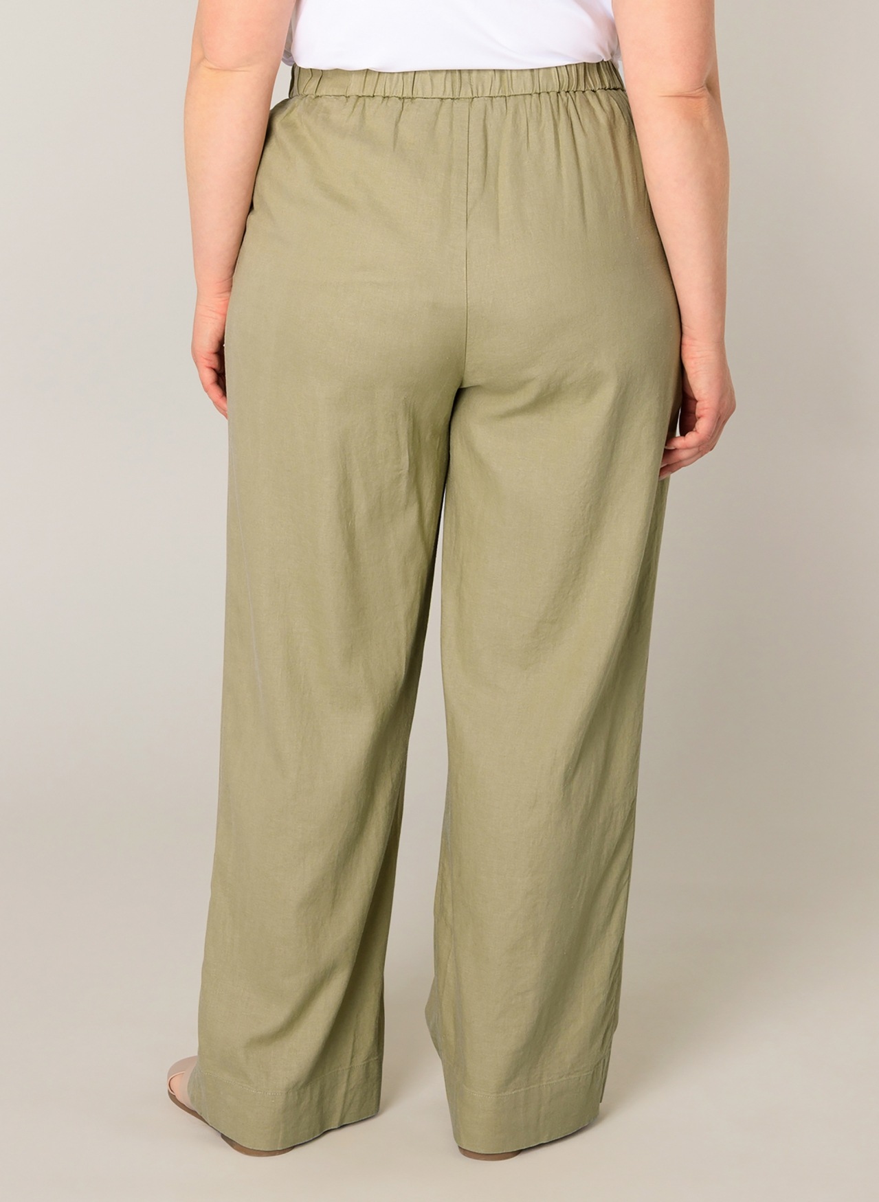 Base Level Curvy Leinenhose "Yula" günstig online kaufen