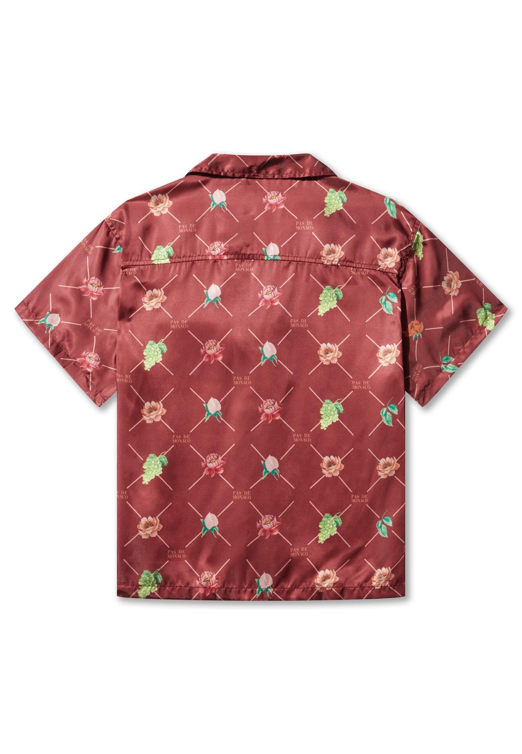 Pas De Monaco Langarmhemd "Pas De Monaco FRUIT MONOGRAM CUBAN SHIRT", (1 tl günstig online kaufen