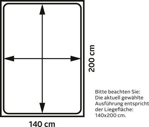 INOSIGN Boxspringbett »Strada«, incl. Topper, 3 Breiten, 3 Härtegrad-Ausführungen