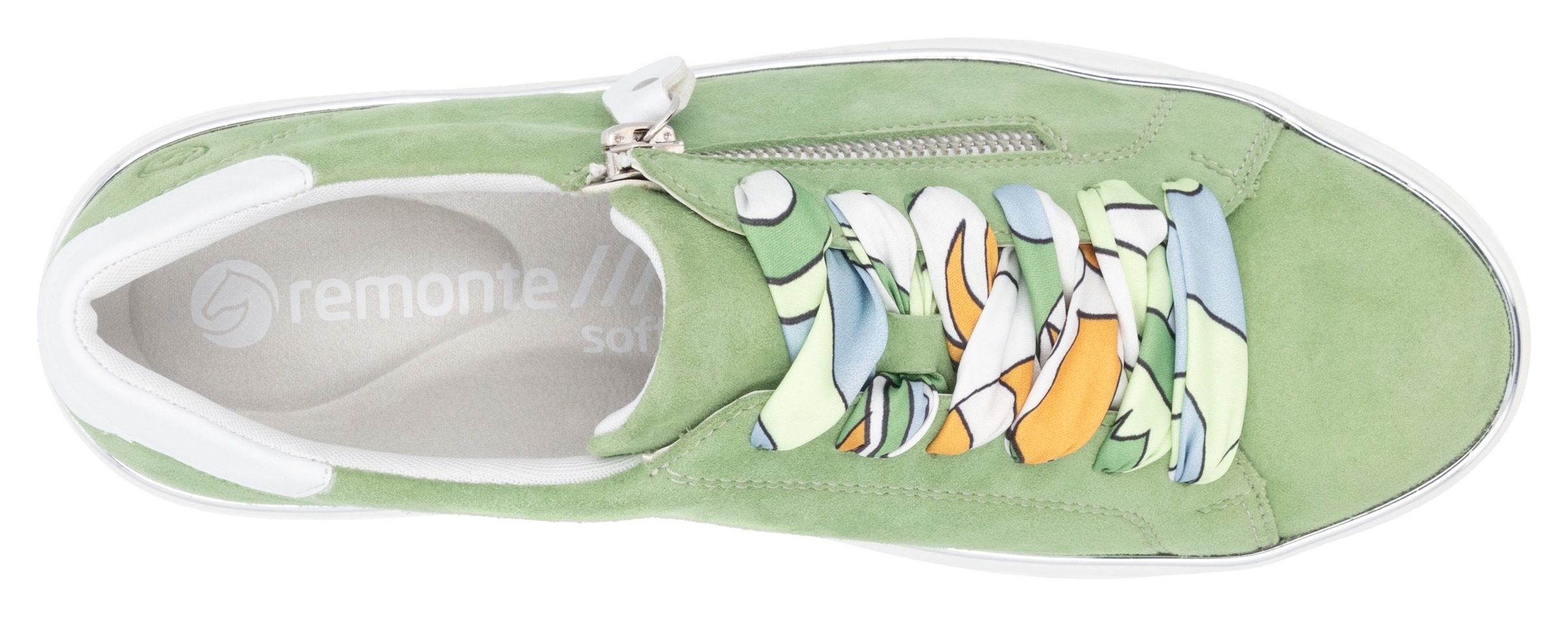 Remonte Plateausneaker, Freizeitschuh, Halbschuh, Schnürschuh mit seitlichem Reißverschluss