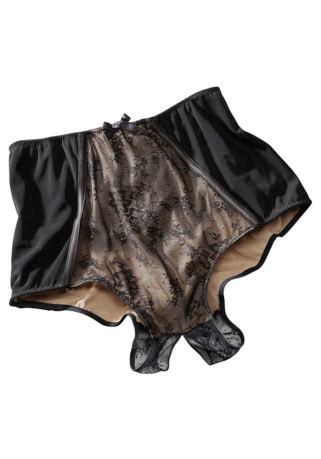 petite fleur gold Panty-Ouvert, mit extravaganter Schnürung hinten günstig online kaufen