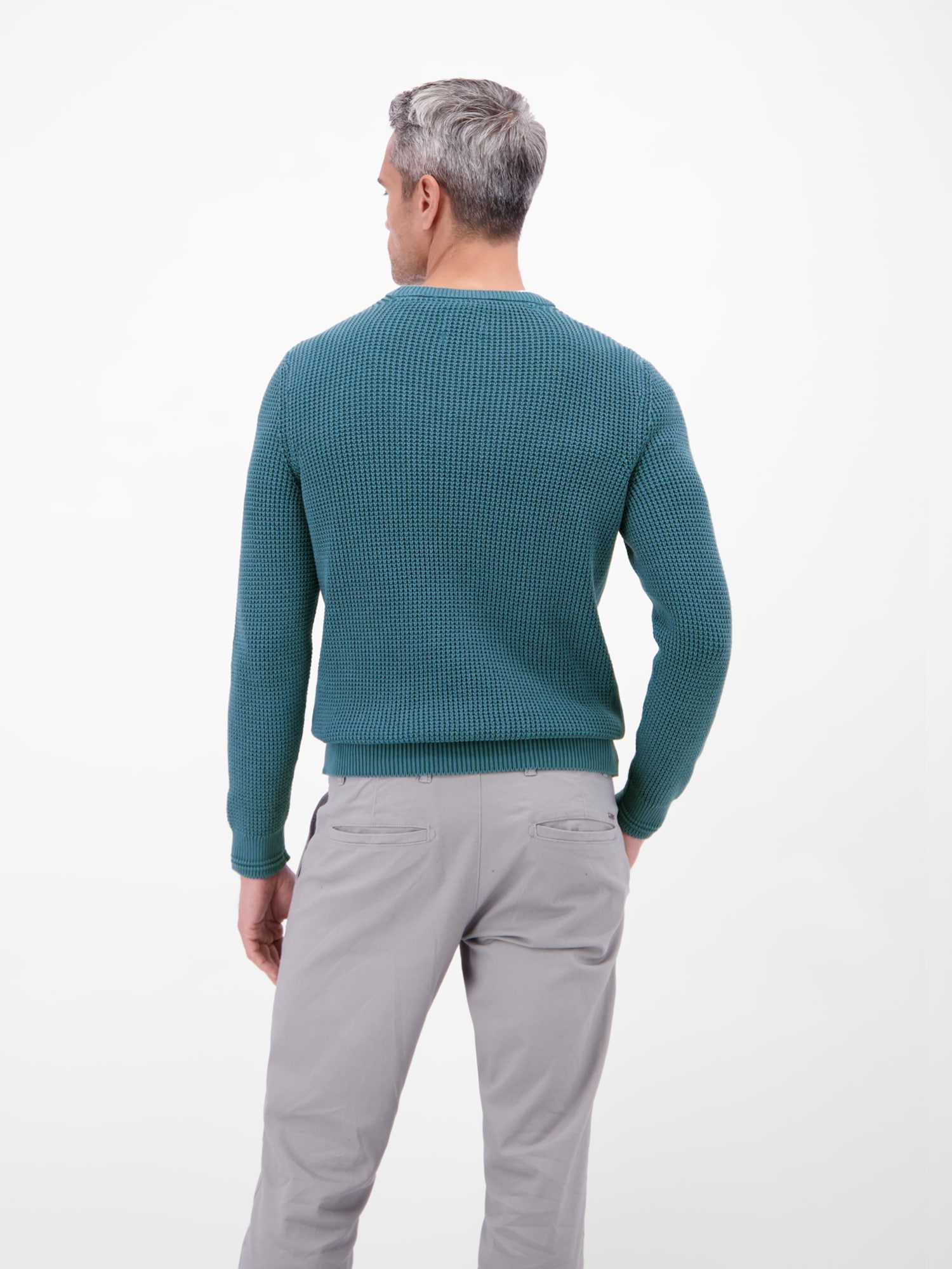 LERROS Strickpullover »Herren Crewneck-Stricker in Strukturqualität«