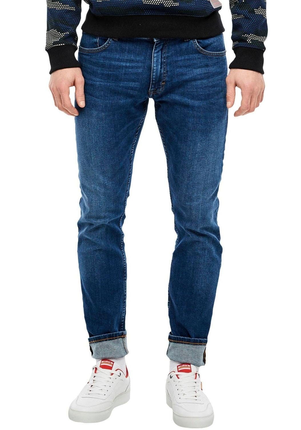 QS Straight-Jeans »RICK«, leichte Used-Waschung ▷ bestellen | BAUR