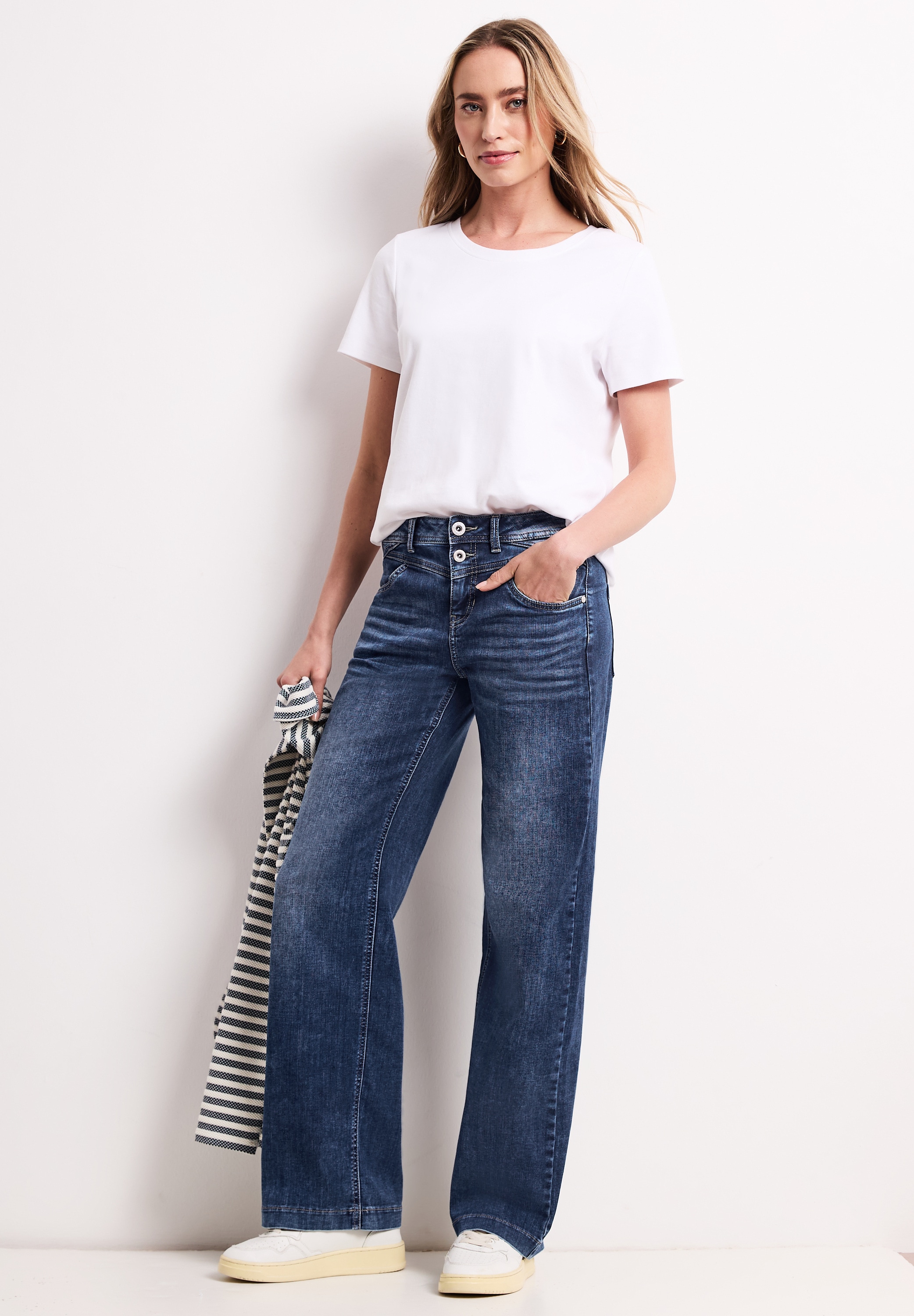 STREET ONE STUDIO Loose-fit-Jeans im Loose Fit