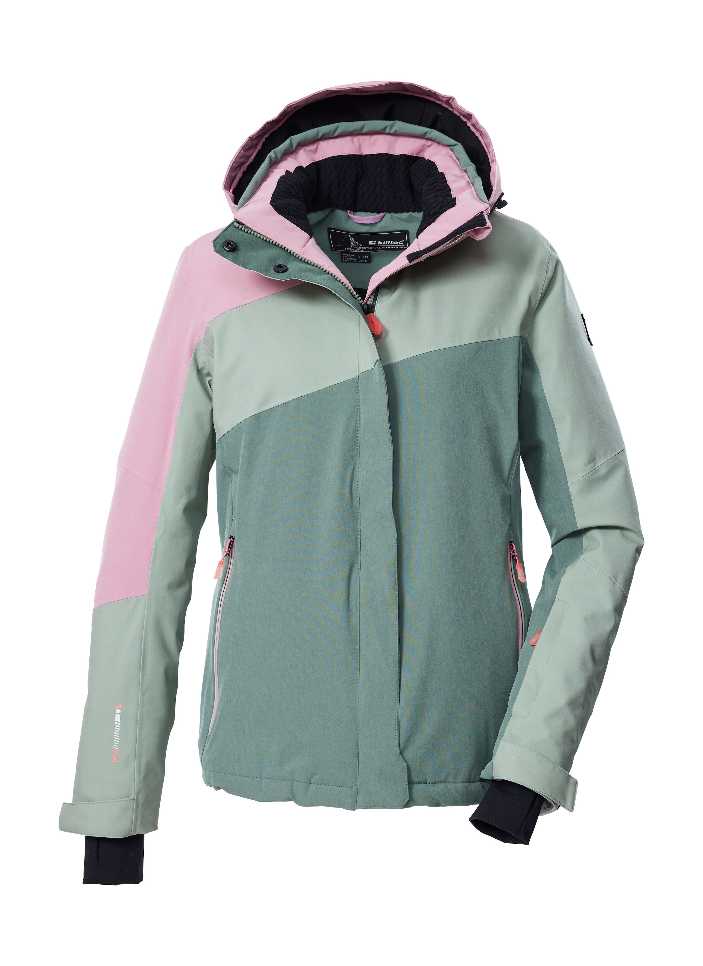 Killtec Skijacke "KSW 26 WMN SKI JCKT" Wind- und wasserdichte Skijacke, atmungsaktiv, viele Taschen