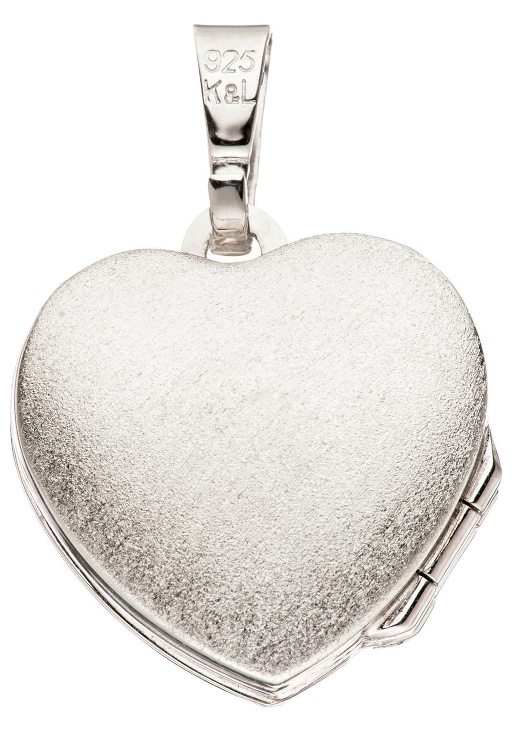 JOBO Medallionanhänger »Kleines Medaillon Herz 19 mm« ()  925 Silber für 4 Fotos