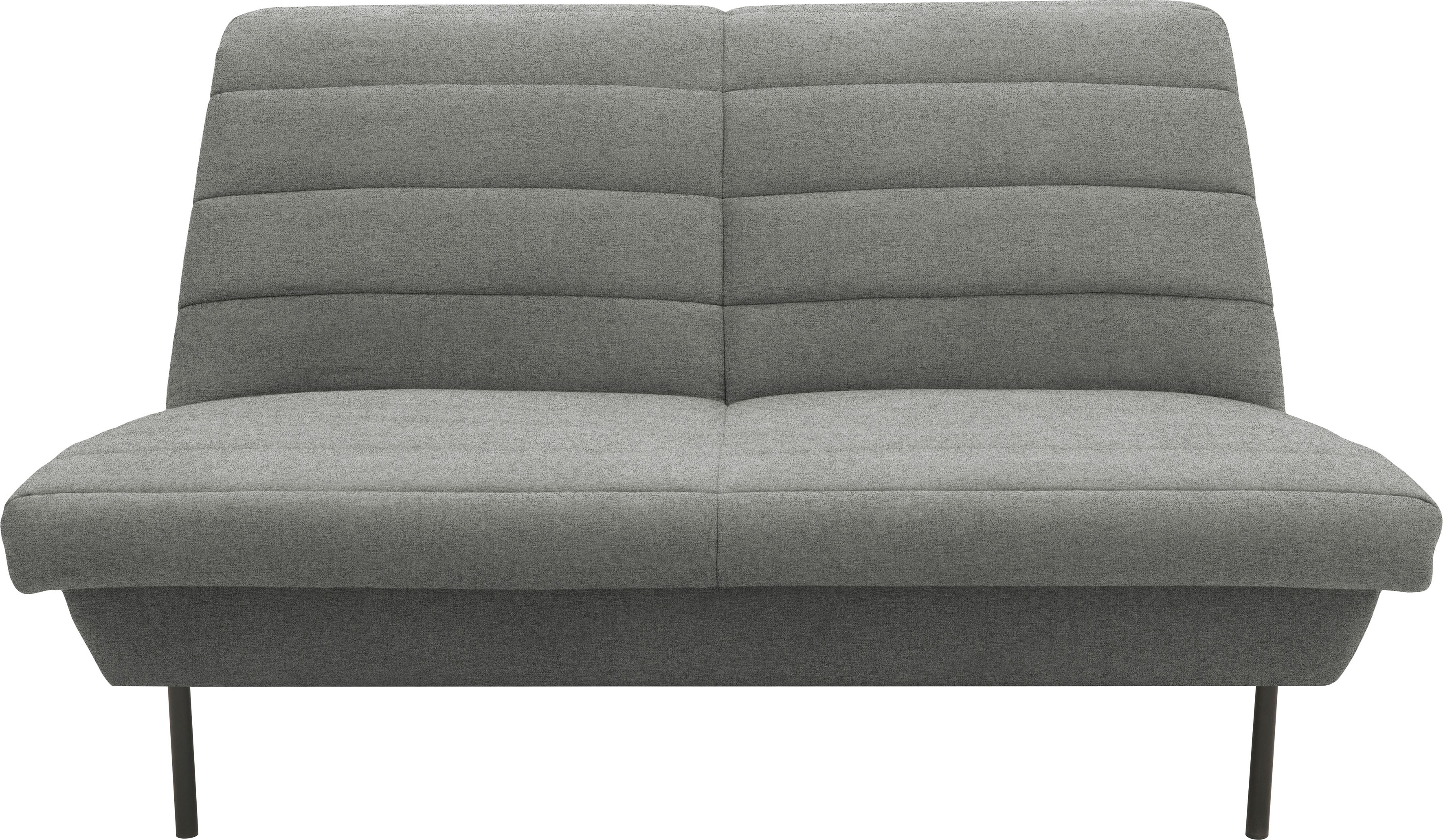 2-Sitzer, B:145cm H:92cm T:103cm, grau, LOOKS BY WOLFGANG JOOP, 100% Polyester, Sofas, "LOOKS IX", Quersteppung, ohne Armlehnen