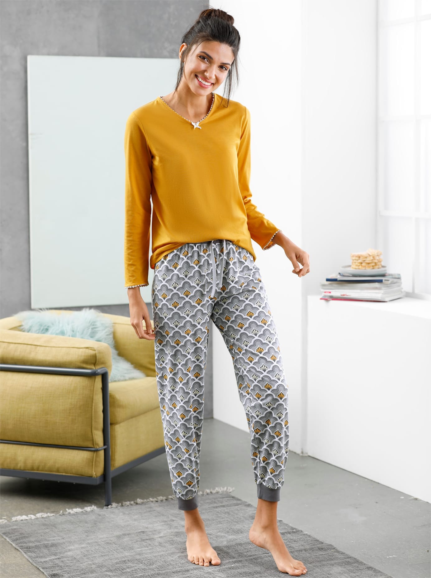 wäschepur Pyjamaoberteil "Schlafanzug-Shirt", 1 Stk. günstig online kaufen