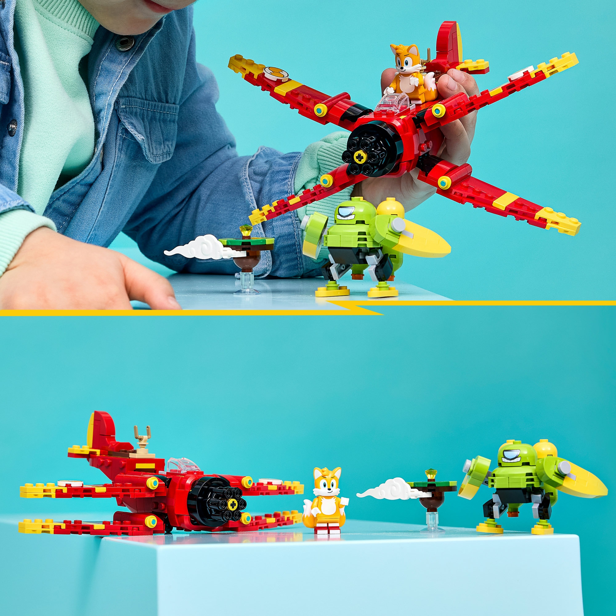 LEGO® Konstruktionsspielsteine »Tails' Tornado-1 (77119), LEGO Sonic« Made in Europe