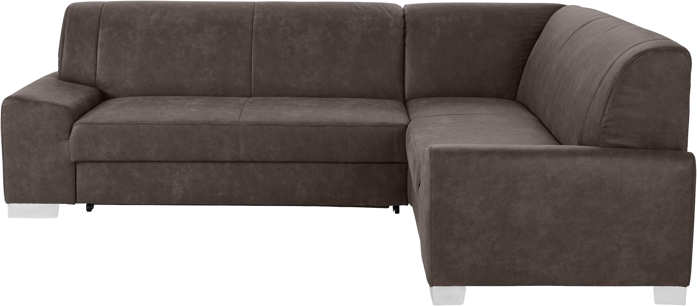 DOMO collection Ecksofa "Anzio L-Form", wahlweise mit Bettfunktion und Fede günstig online kaufen