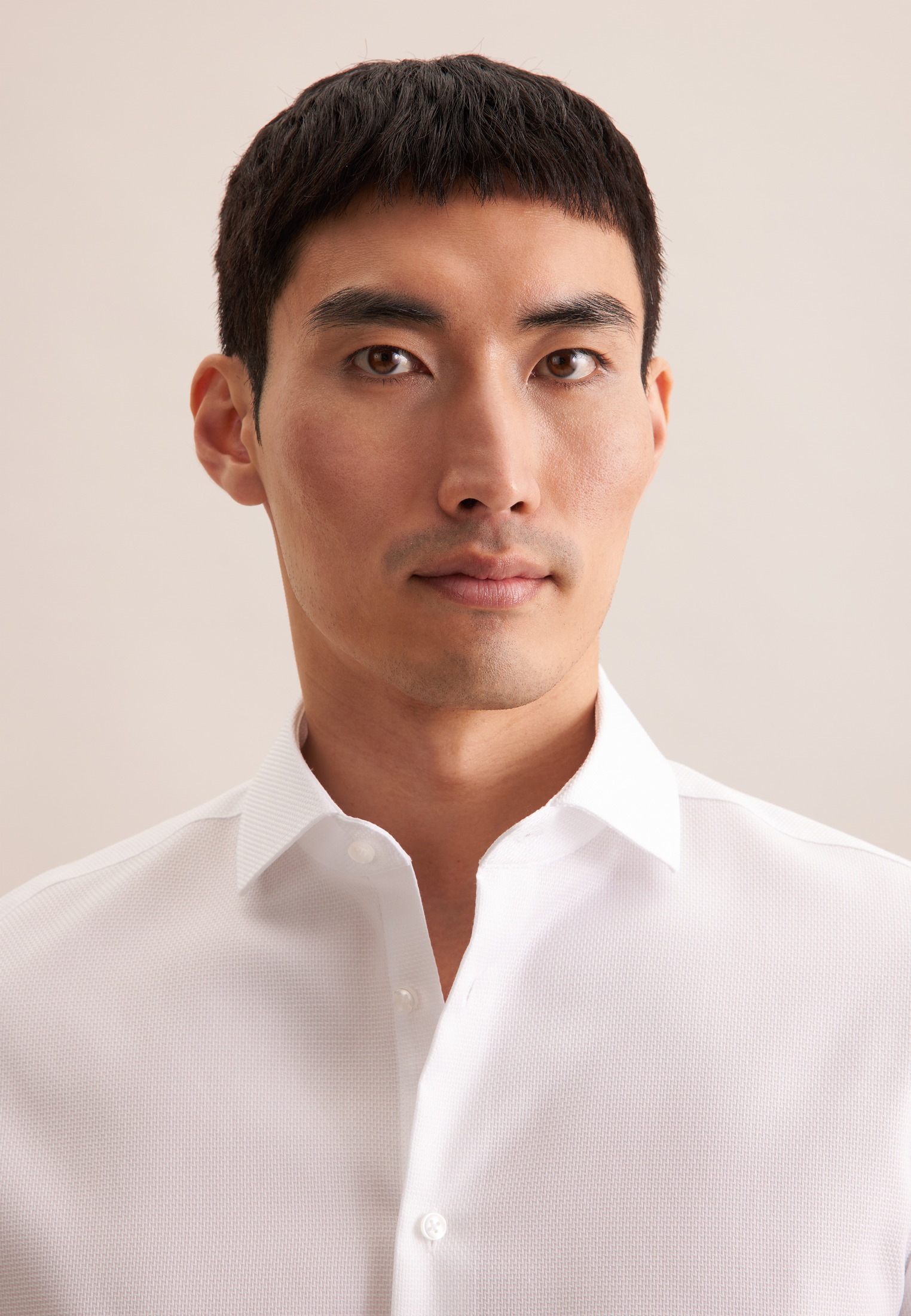 Thumbnail - seidensticker Businesshemd "Schwarze Rose" Slim 1/1 Extra lang Kentkragen Struktur