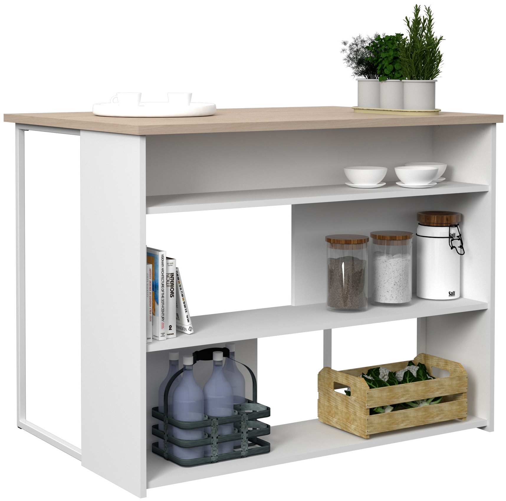 Parisot Küchenregal "Parisot Socool 12, Breite 116 cm" viel Stauraum, Sitzm günstig online kaufen