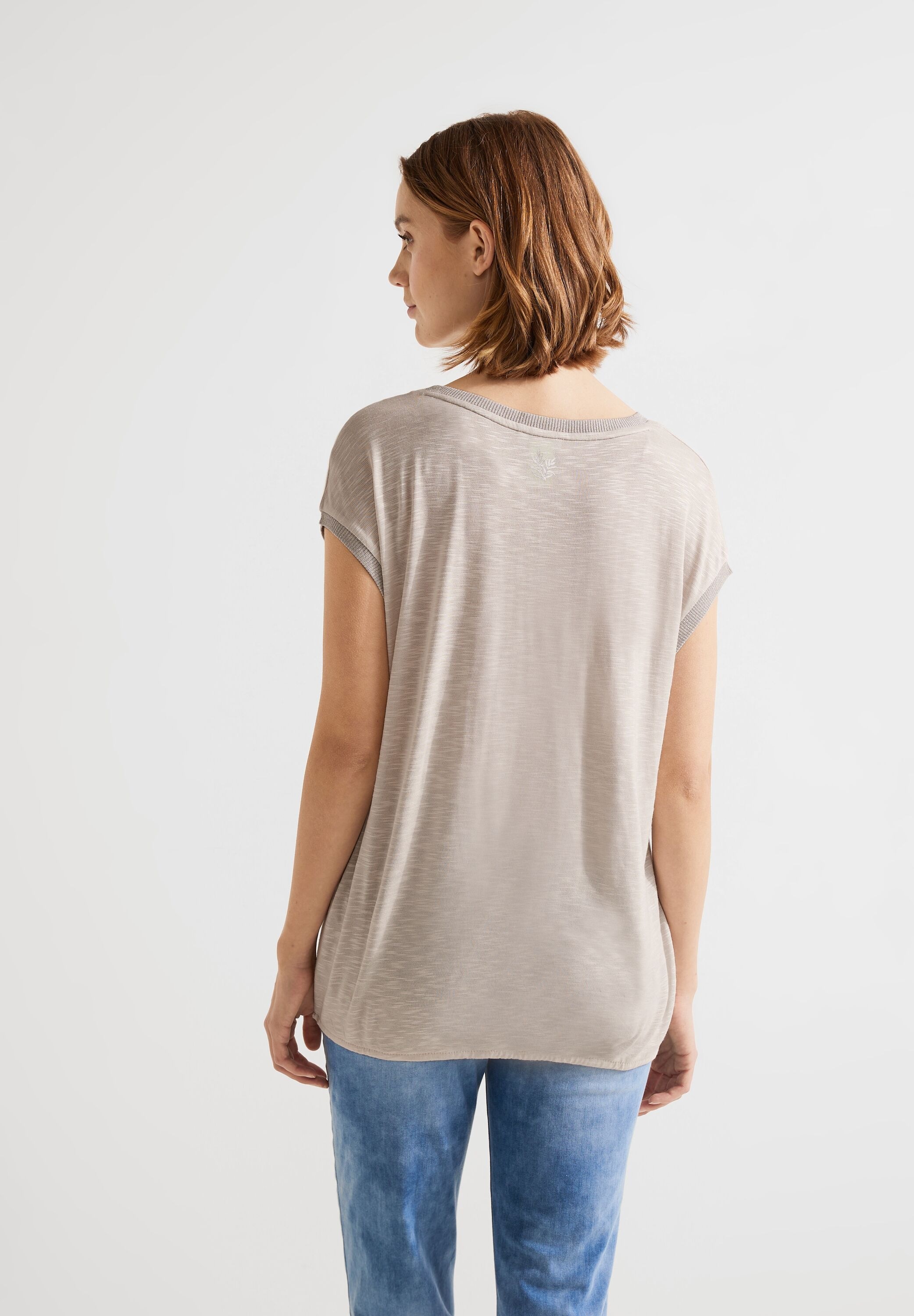 bestellen ONE STREET für T-Shirt, | softer BAUR Viskose aus