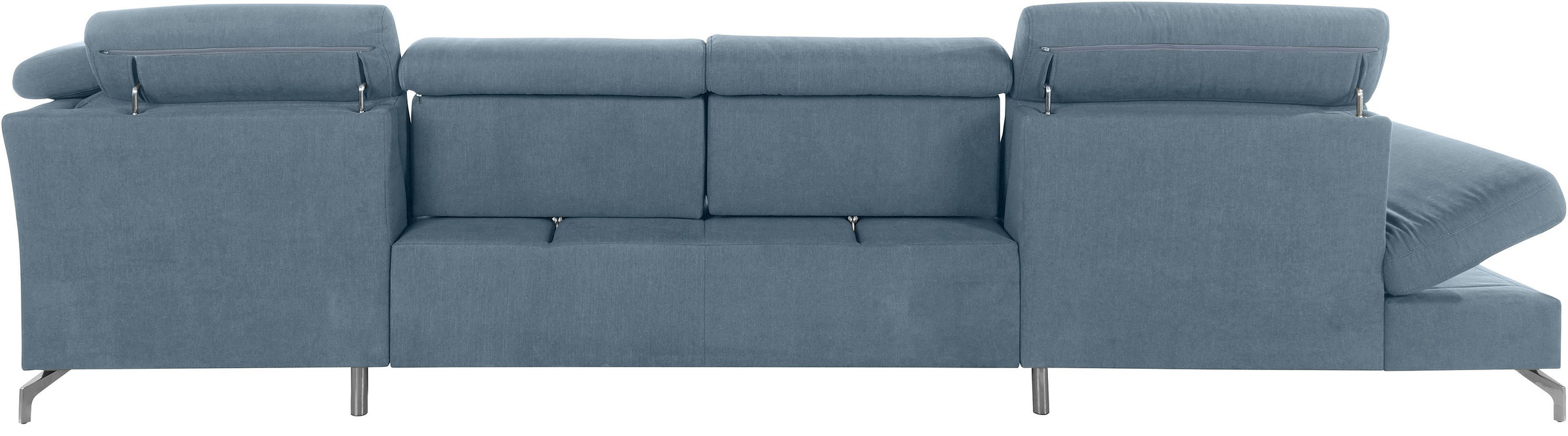 sit&more Wohnlandschaft »Brisbane U-Form«, Fußhöhe 12 cm, inklusive Sitztiefen-, Armteil- und Kopfteilverstellung