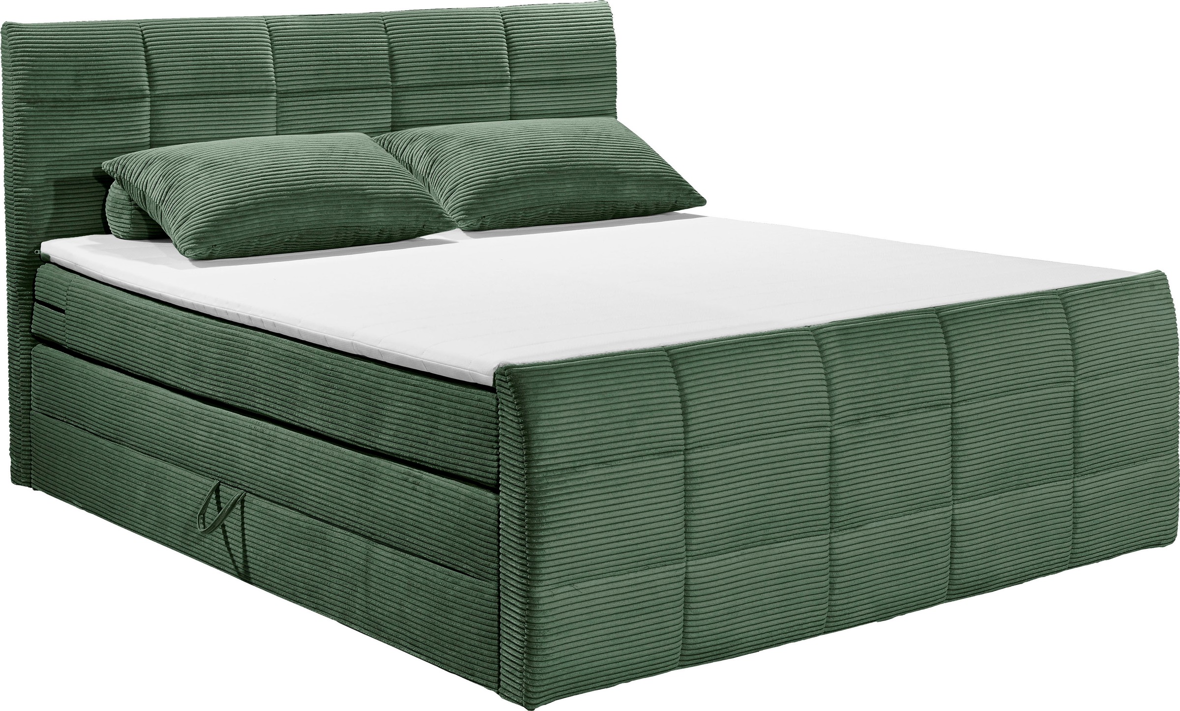 ED EXCITING DESIGN Boxspringbett »Bolivia«, harte Seite mit Kokosmatte, weiche Seite mit Filzabdeckung