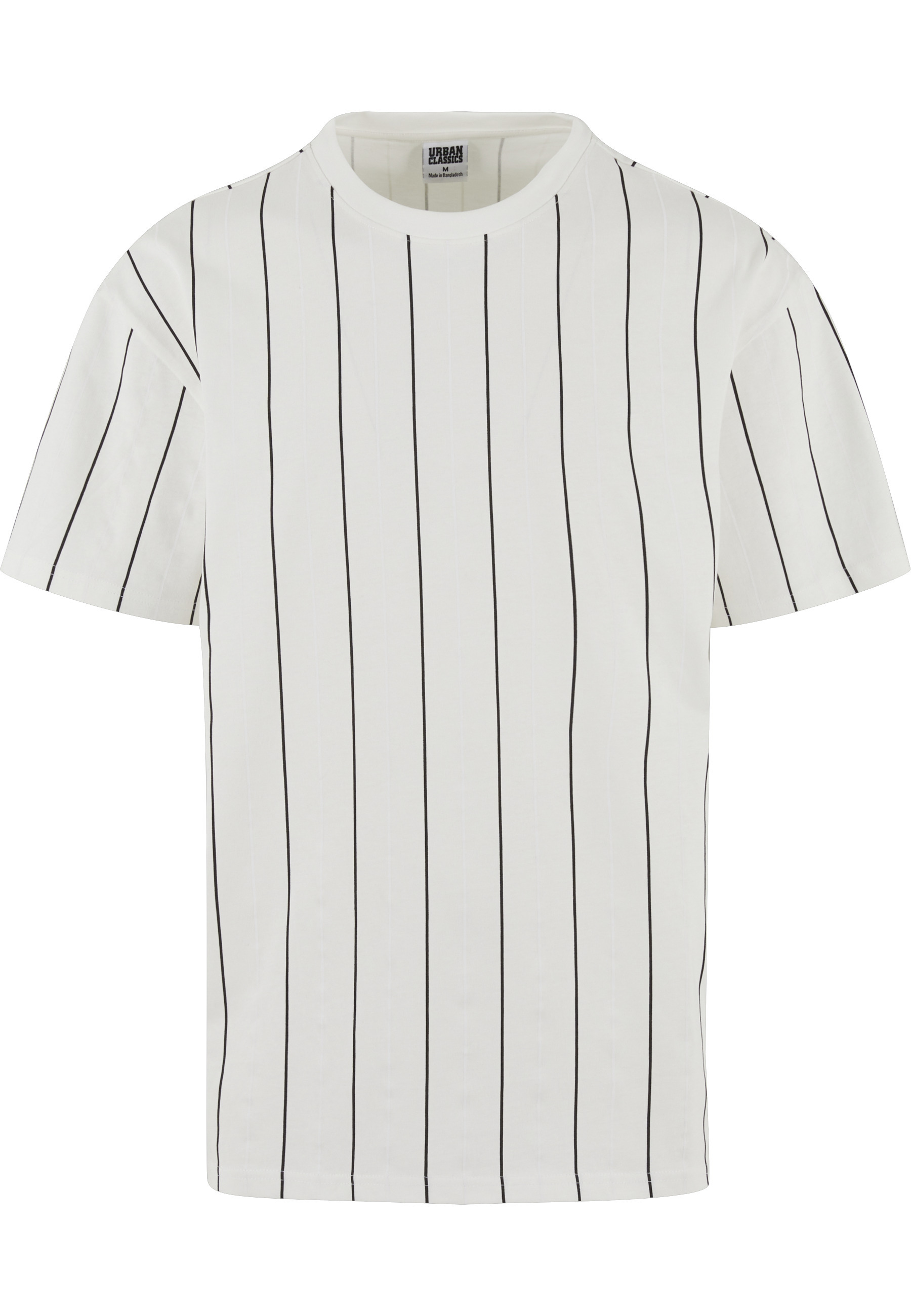 URBAN CLASSICS T-Shirt "Urban Classics Printed Pinstripe Tee" 1
