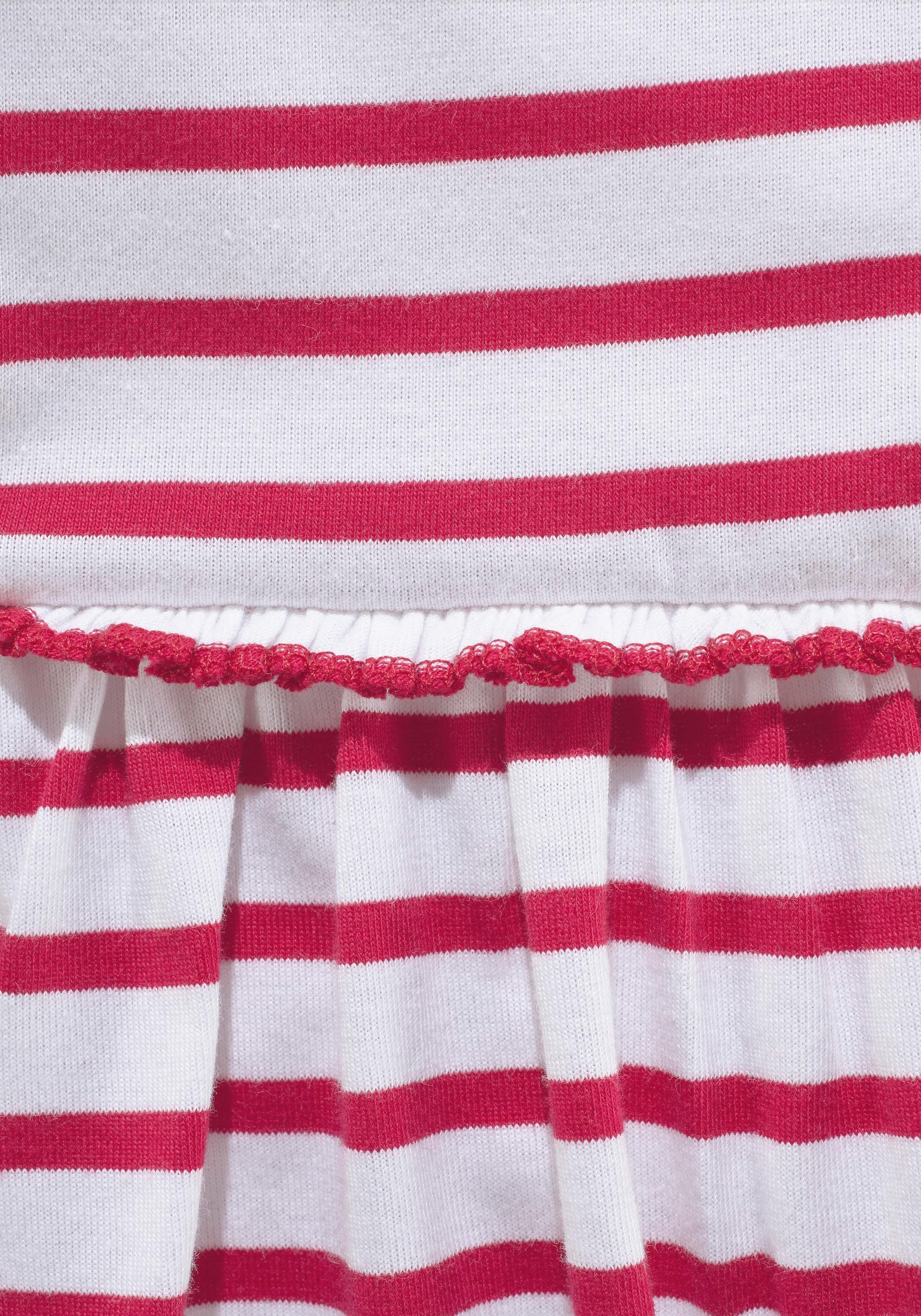 KIDSWORLD Jerseykleid, (Packung, 2 tlg.), mit Punkten und Streifen kaufen |  BAUR