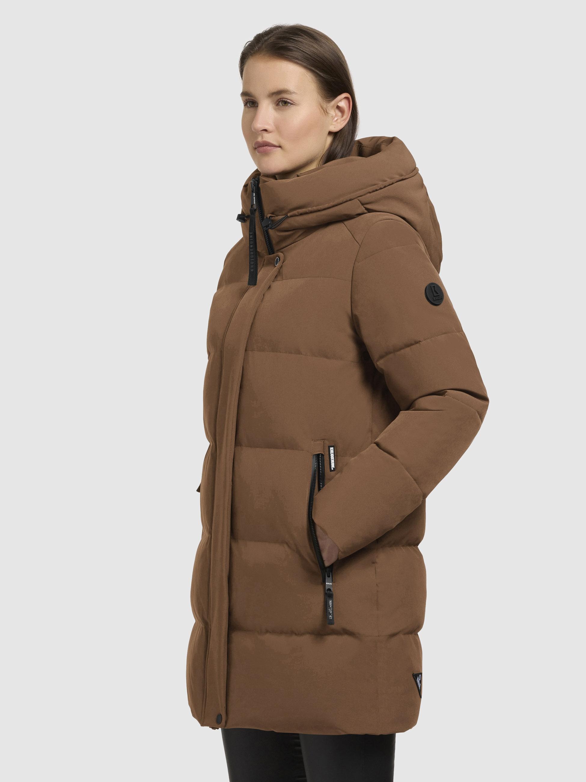 khujo Steppjacke »Lola-YM«, mit Kapuze, warme Winterjacke mit großzügiger Kapuze