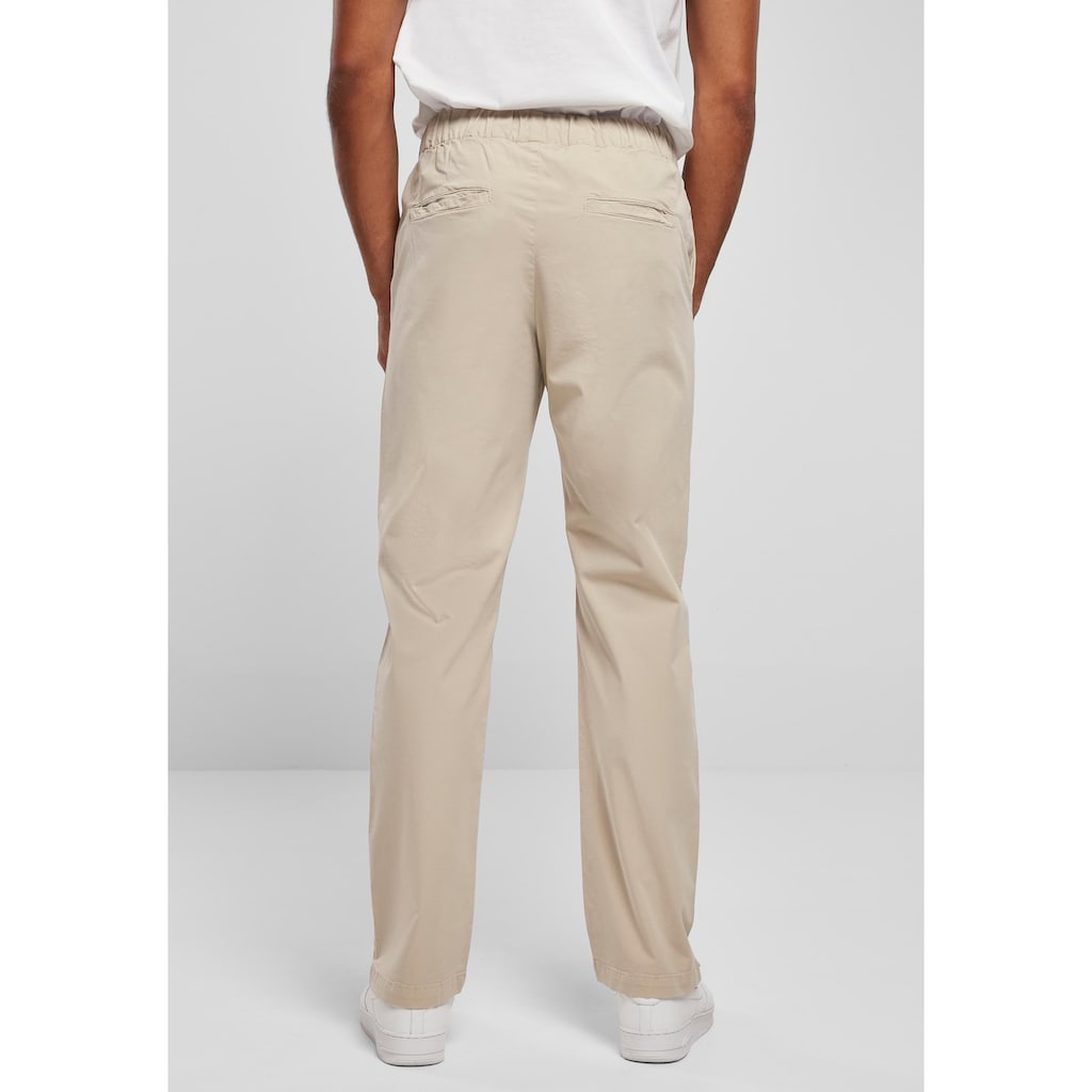 URBAN CLASSICS Stoffhose »Urban Classics Herren Straight Slit Trouser«, (1 tlg.)