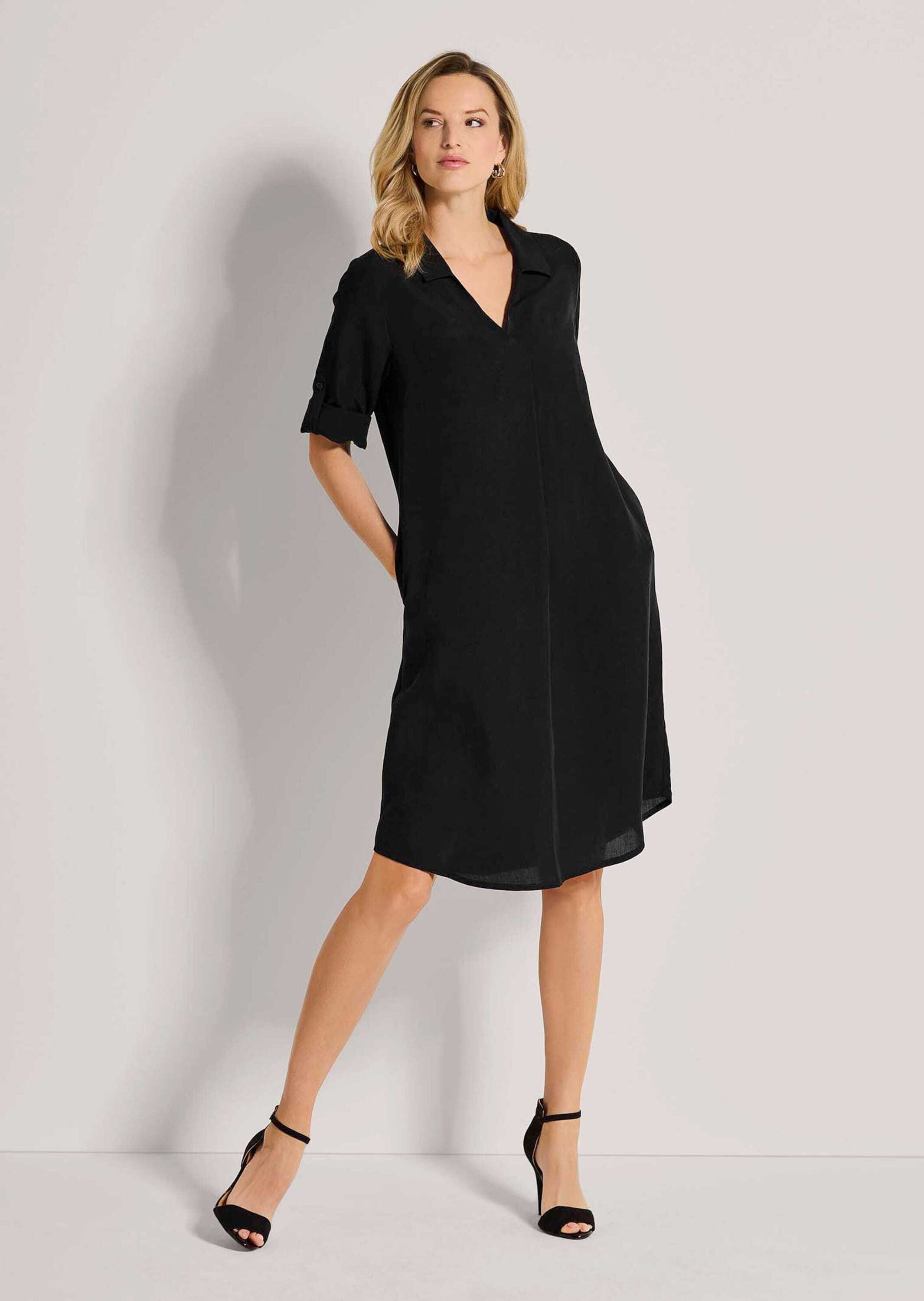 MADELEINE Sommerkleid »Kleid Kleid mit Krempelärmeln in 3/4-Länge«