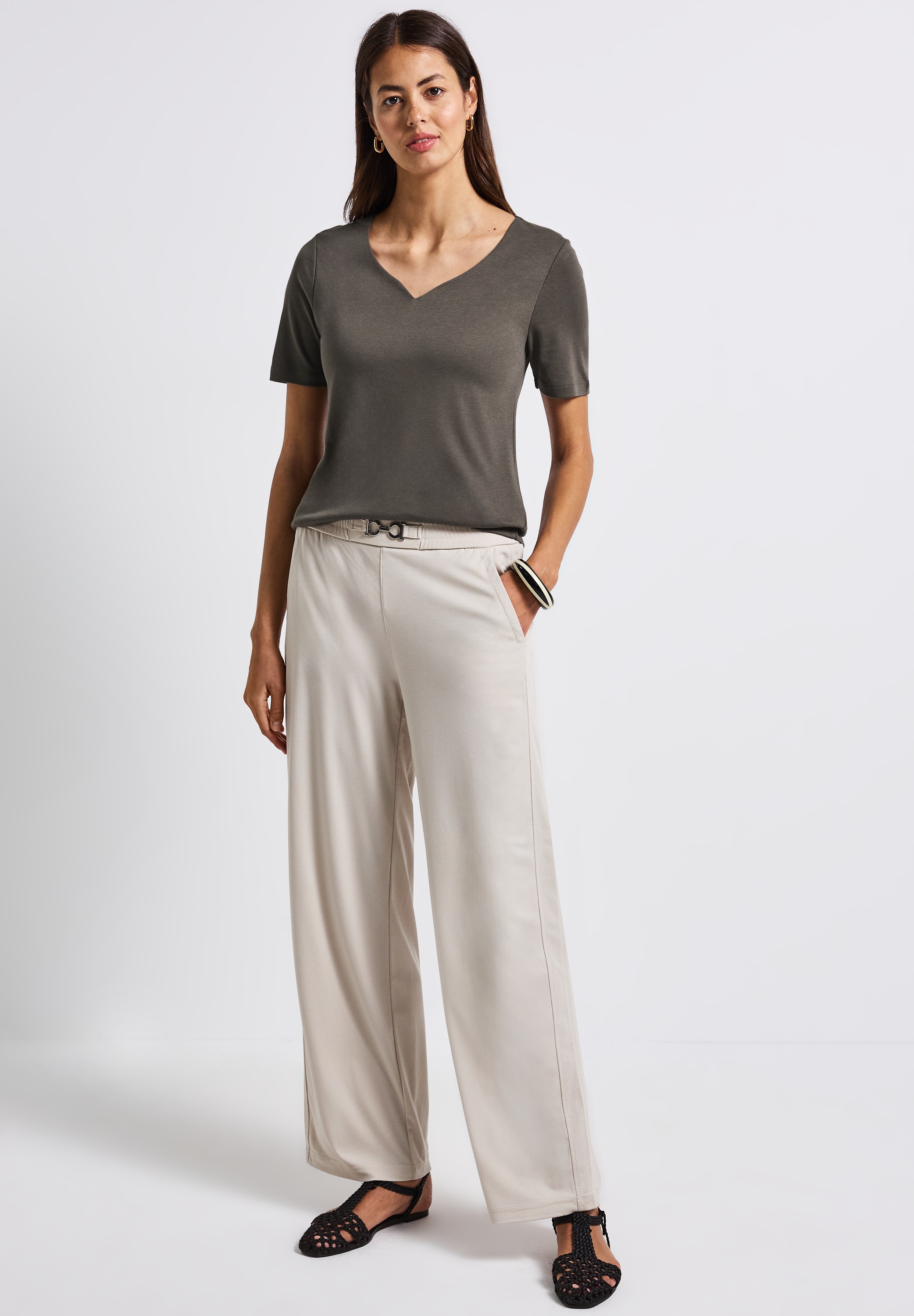 STREET ONE T-Shirt, im soften Baumwoll-Mix